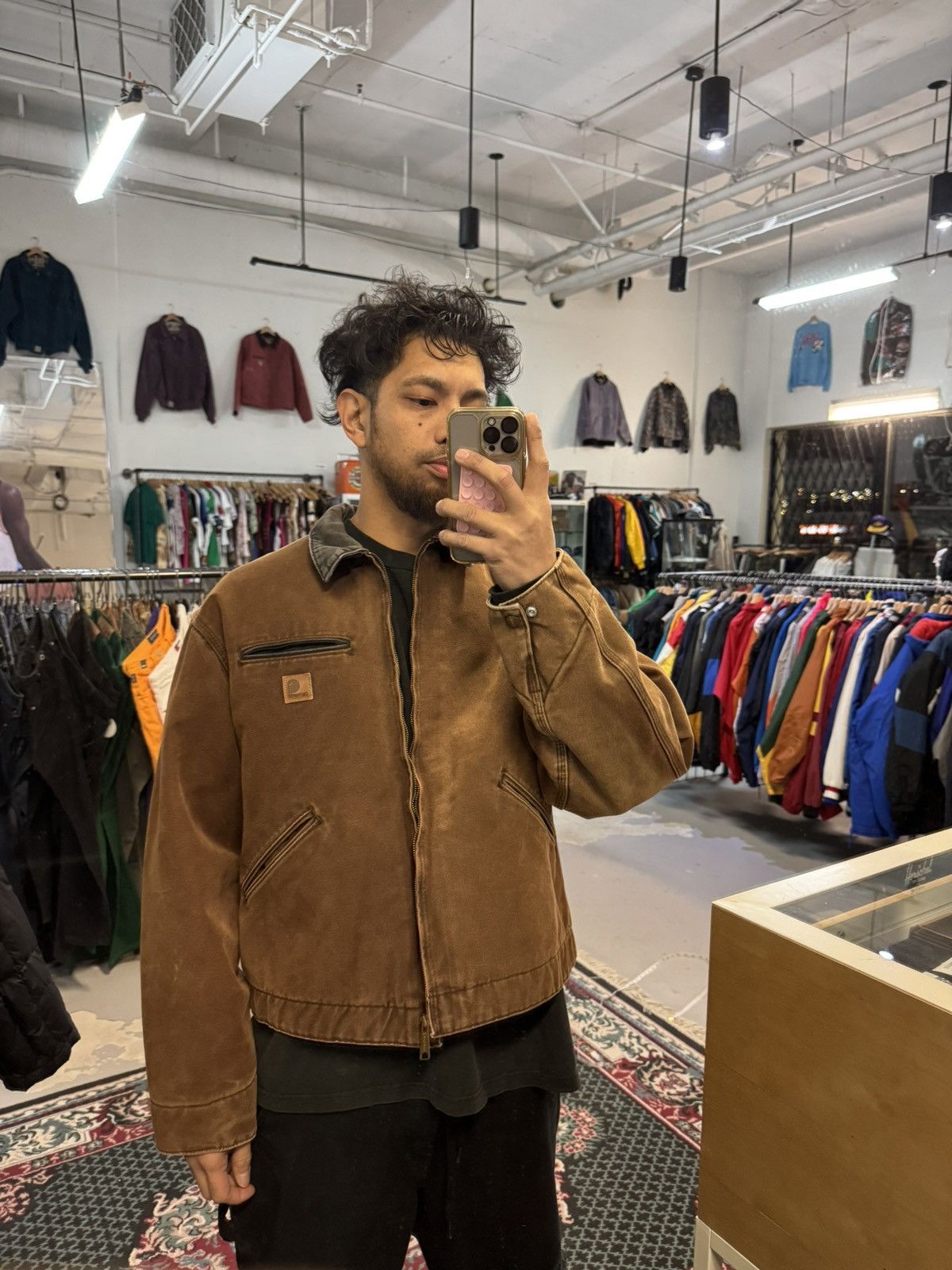 Carhartt Carhartt Workwear J97DKB FADED Detroit Blanket Lined JKT Size US XL / EU 56 / 4 - 20 Thumbnail