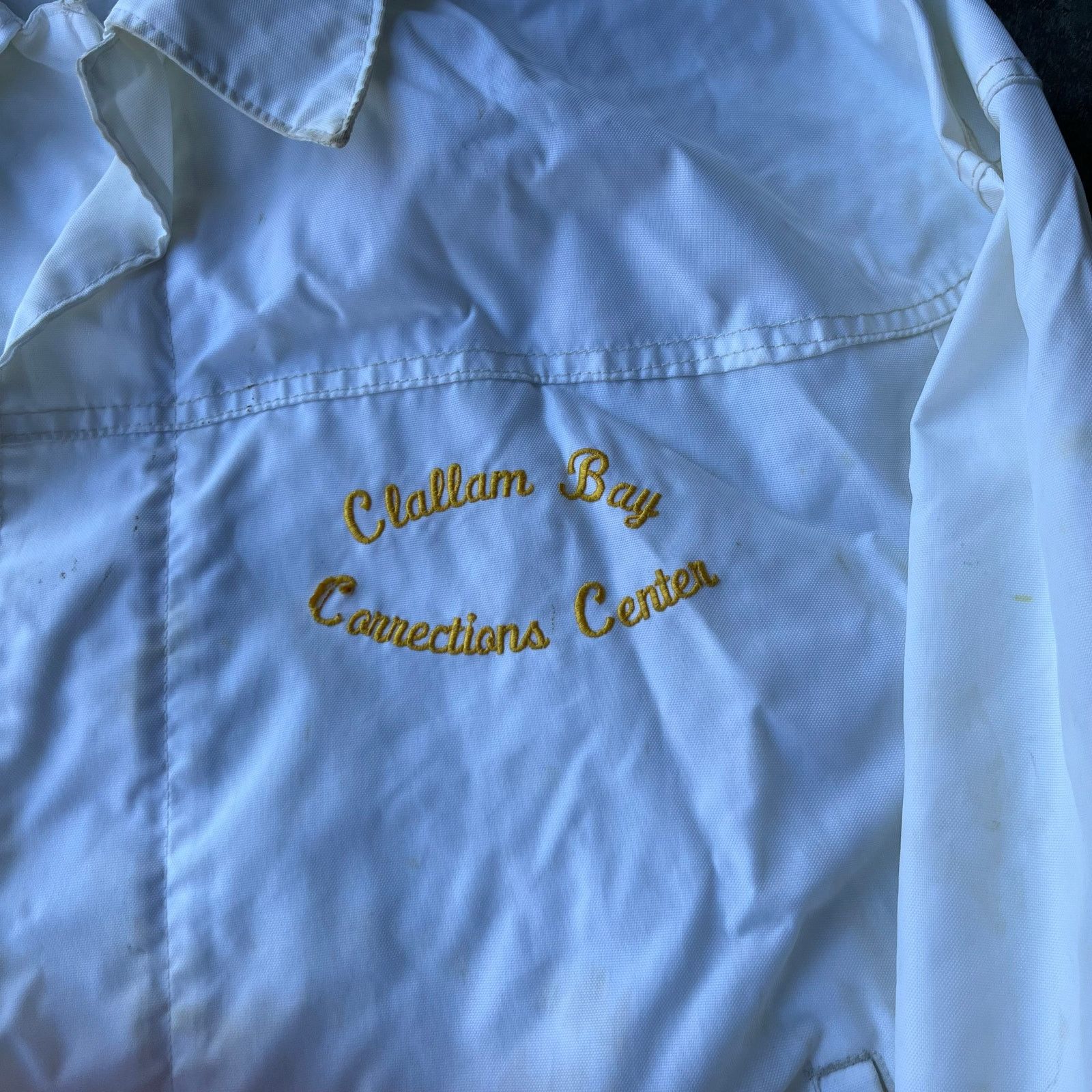 Vintage VTG CLALLAM BAY CORRECTIONS CENTER CHAINSTITCHED JACKET XL Size US XL / EU 56 / 4 - 3 Thumbnail