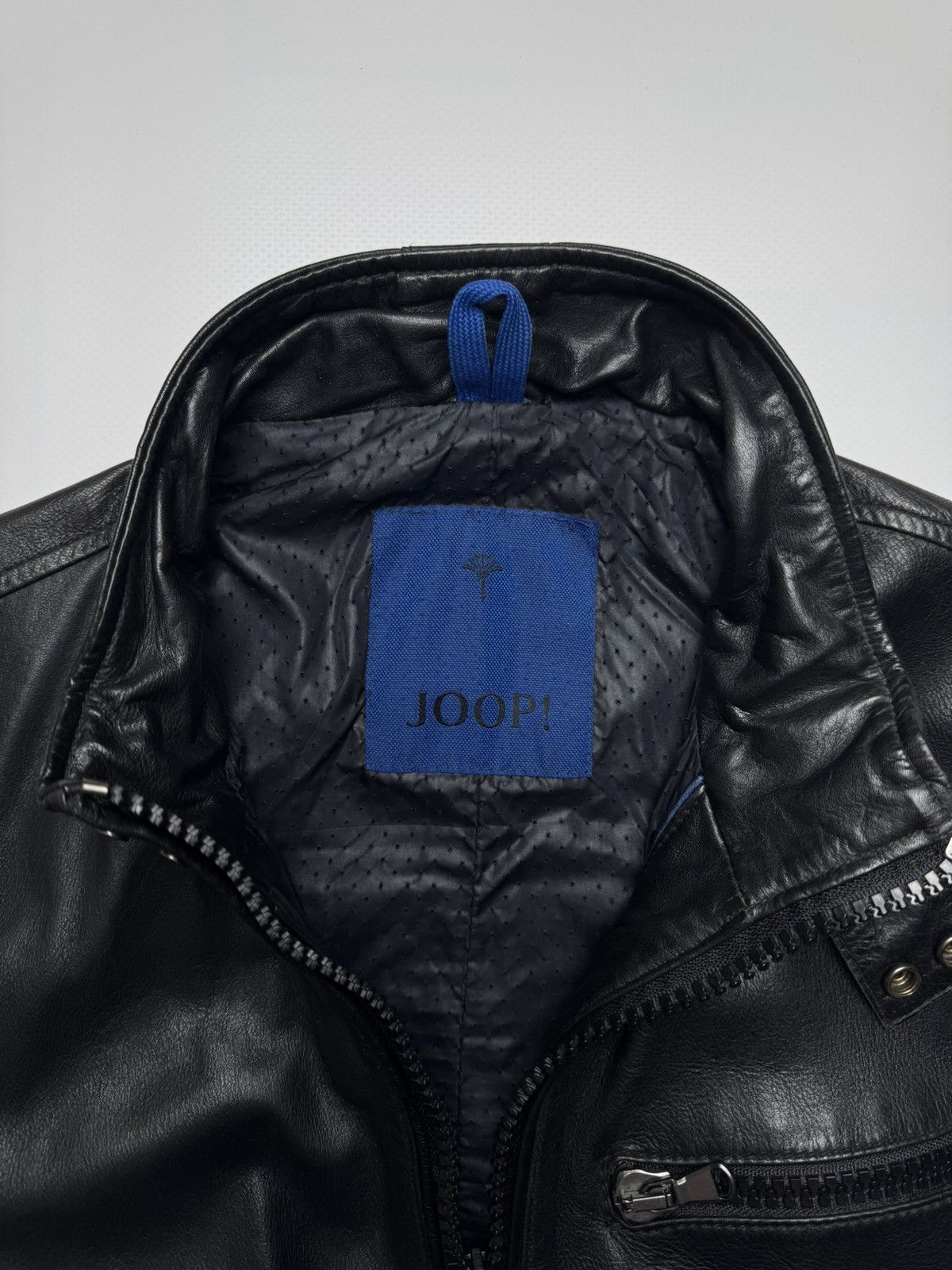 Joop! JOOP! Premium Leather Bomber Jacket w/ Lampo Zippers Size US M / EU 48-50 / 2 - 4 Thumbnail