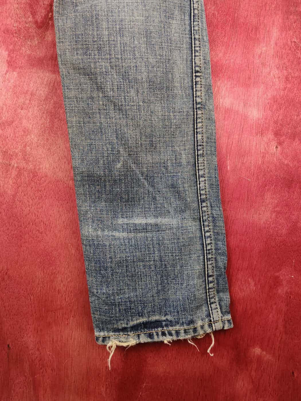Japanese Brand DL Cubesugar Blue Faded Multipocket Denim jeans pants #S1478 Size US 31 - 12 Thumbnail
