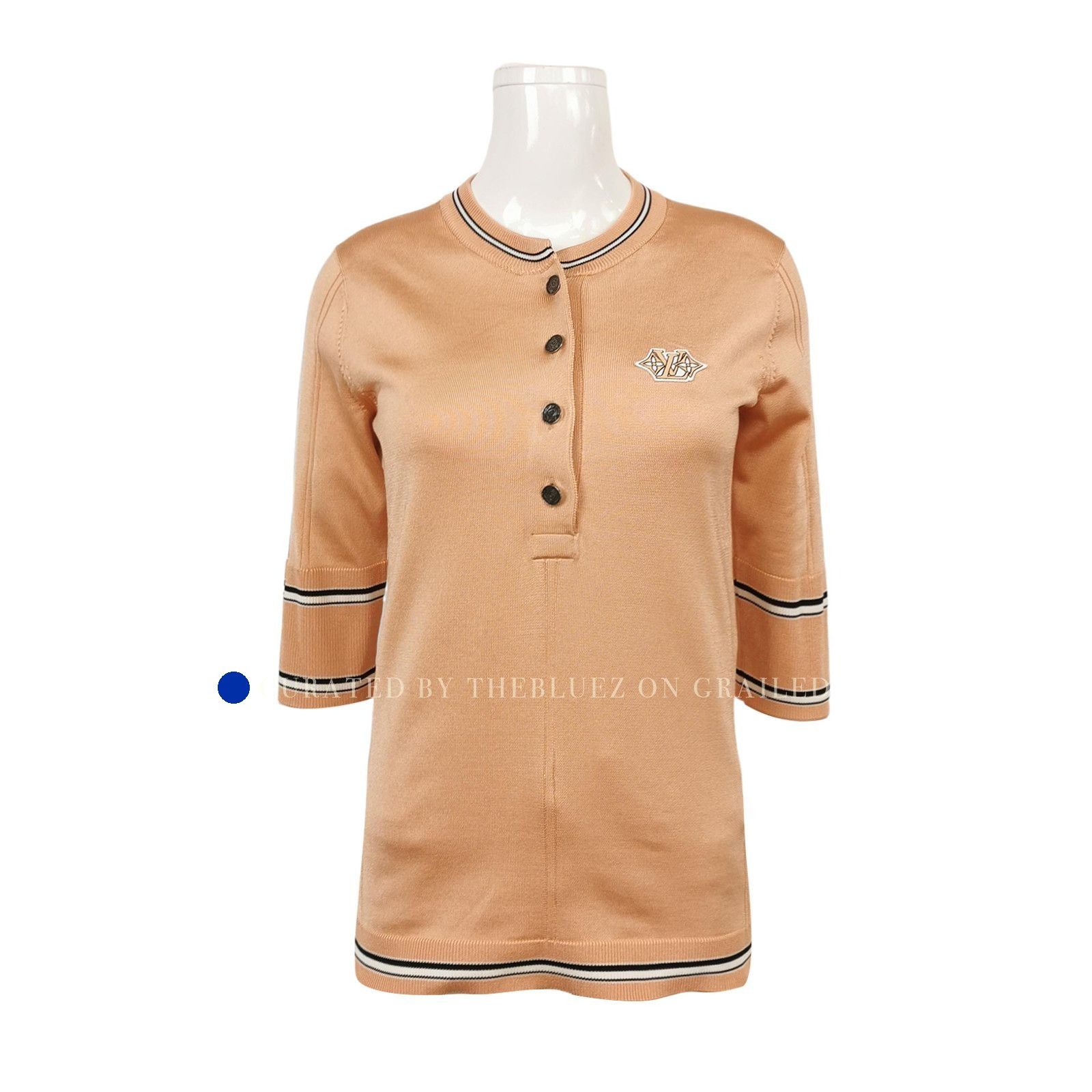 Louis Vuitton Logo Silk Blend Knit Sweater Size US M / EU 48-50 / 2 - 1 Preview