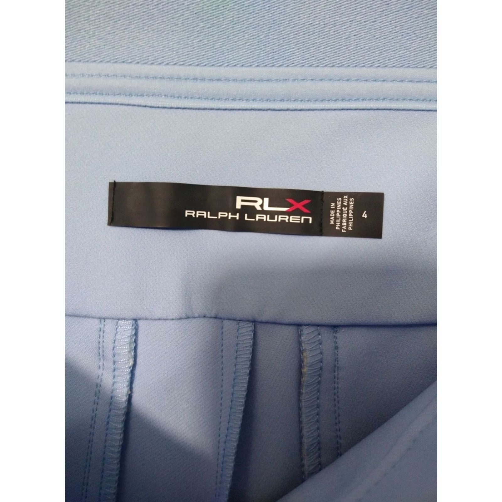 RLX Ralph Lauren RLX Ralph Lauren Pants Women 4 Blue Eagle Athletic Performance Chino Stretch Slim Tapered Sports Regular Inseam 30 in Navy Blue Ladies Mens? Size 27" / US 4 / IT 40 - 7 Thumbnail