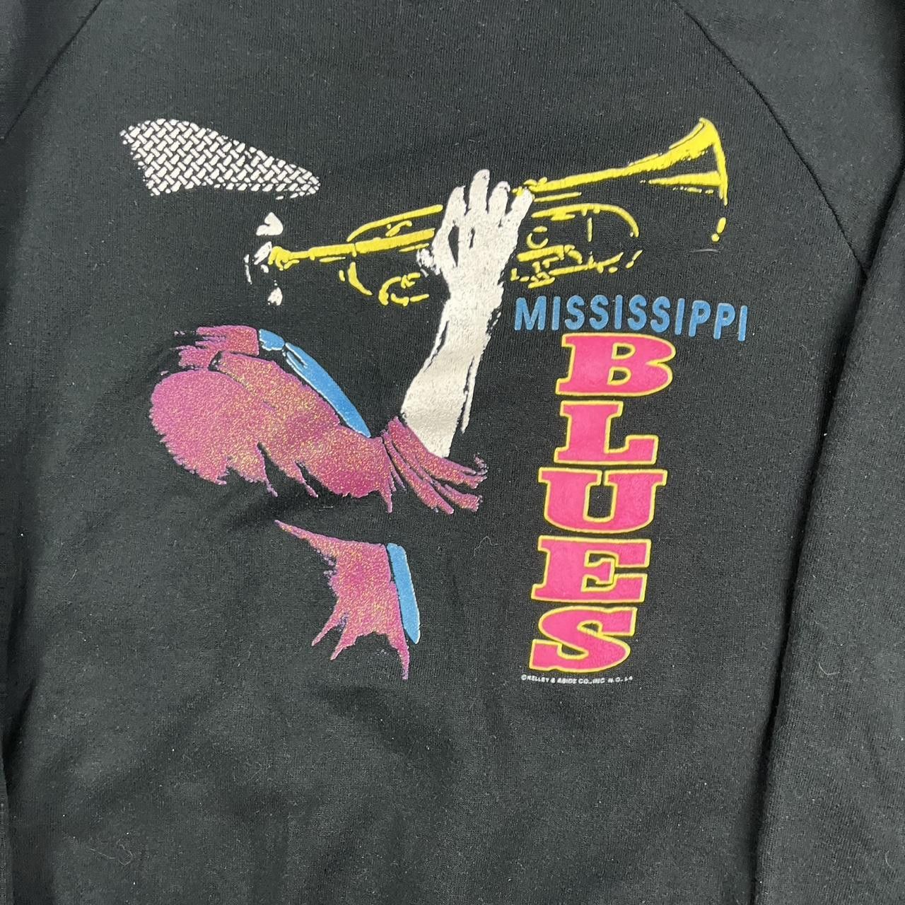 Jerzees Vintage blues crewneck Size US L / EU 52-54 / 3 - 2 Thumbnail