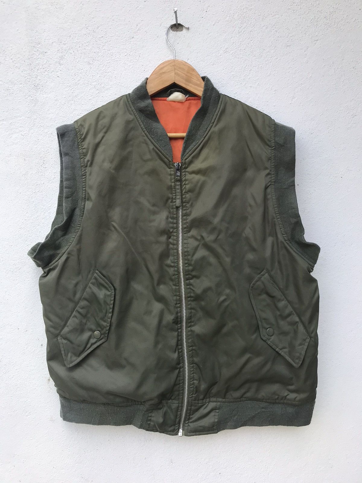 Japanese Brand Vintage Bombers Jakcet Sleeveless Japanese Design Size US M / EU 48-50 / 2 - 1 Thumbnail