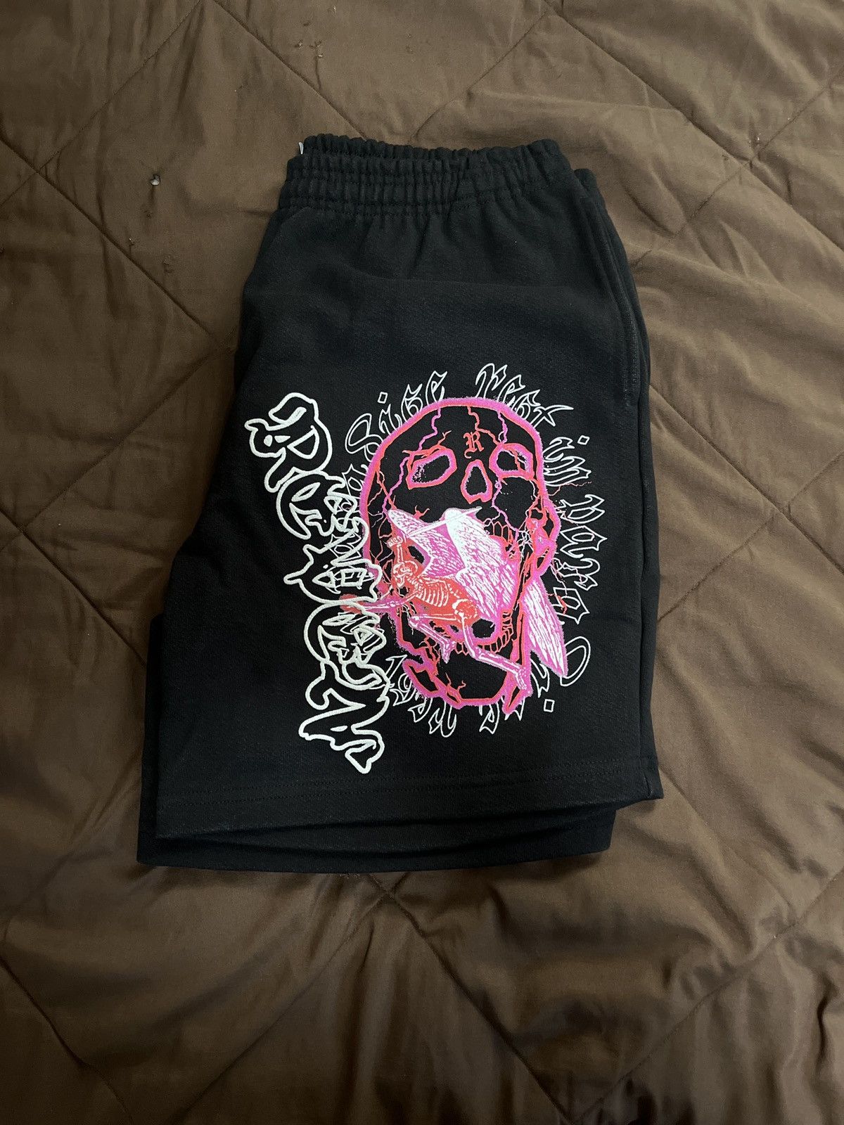 Revenge Revenge x Anuel Skeleton Angel Shorts- Large Size US 32 / EU 48 - 4 Thumbnail
