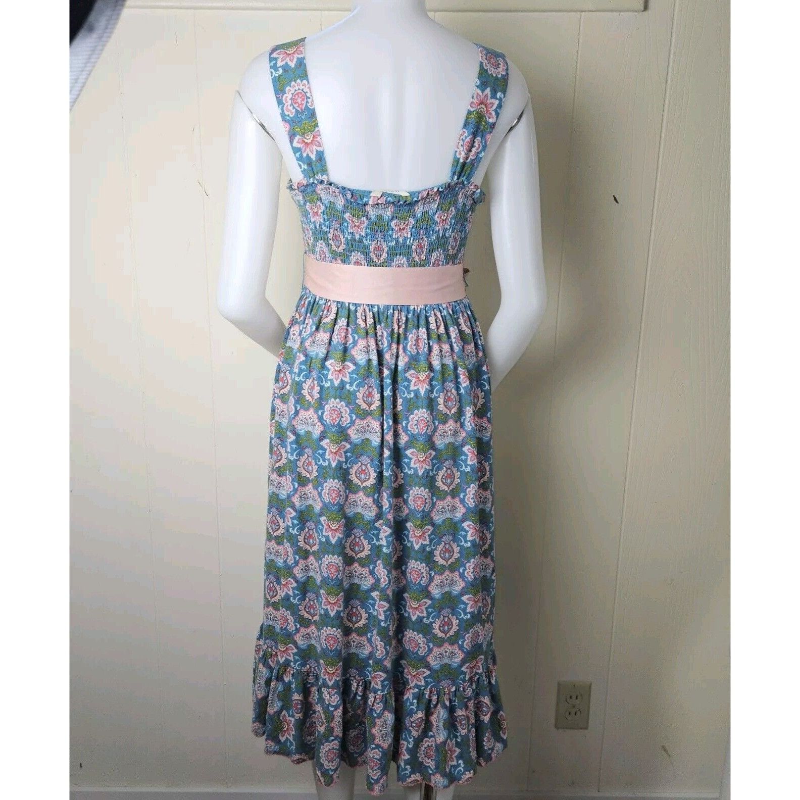 Designer Matilda Jane Hummingbird Sun Dress Womens S Smocked Enchante Size S / US 4 / IT 40 - 3 Thumbnail