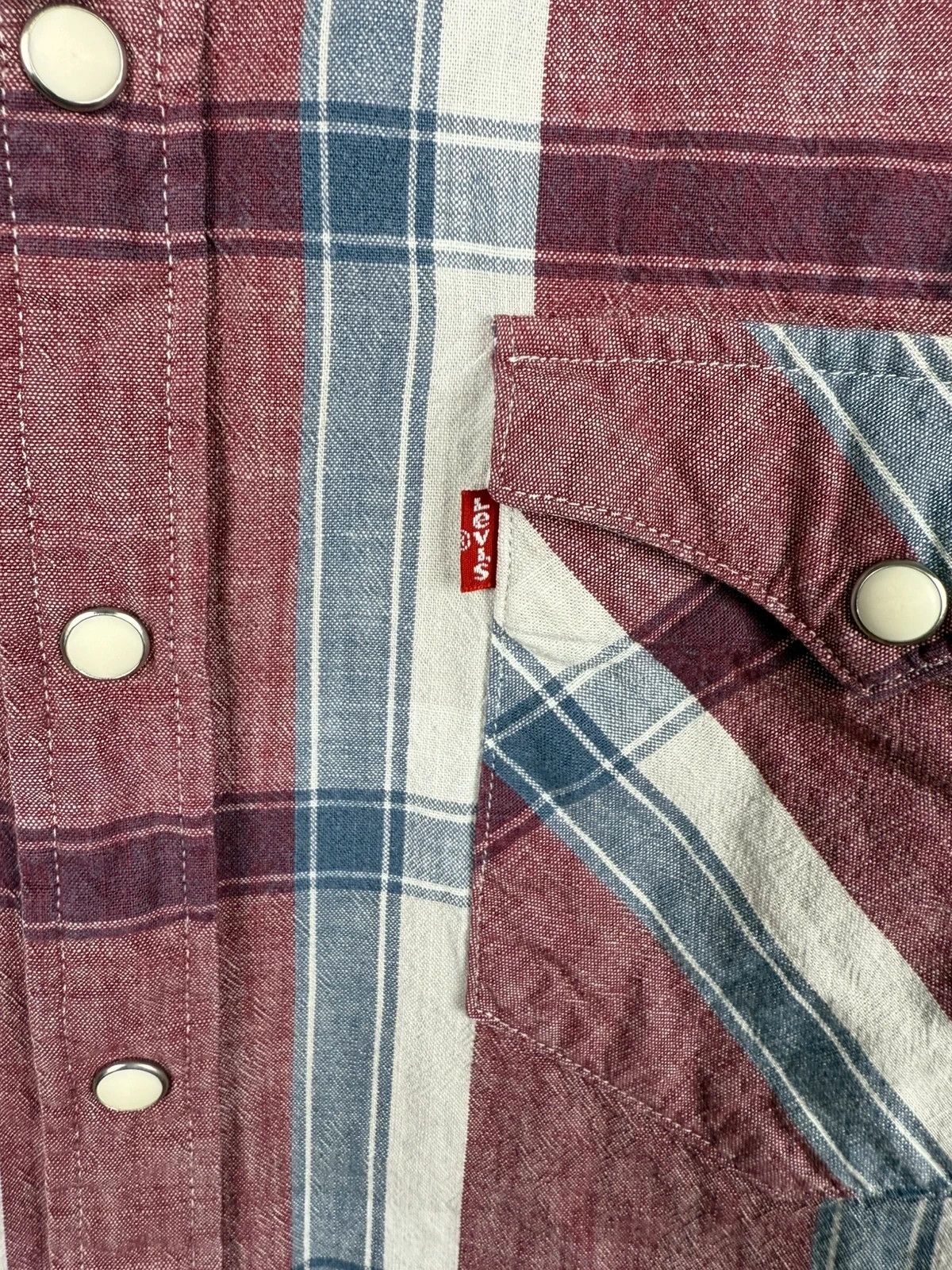 Levi's Levis Plaid Shirt Native Collared Men size M Size US M / EU 48-50 / 2 - 5 Thumbnail