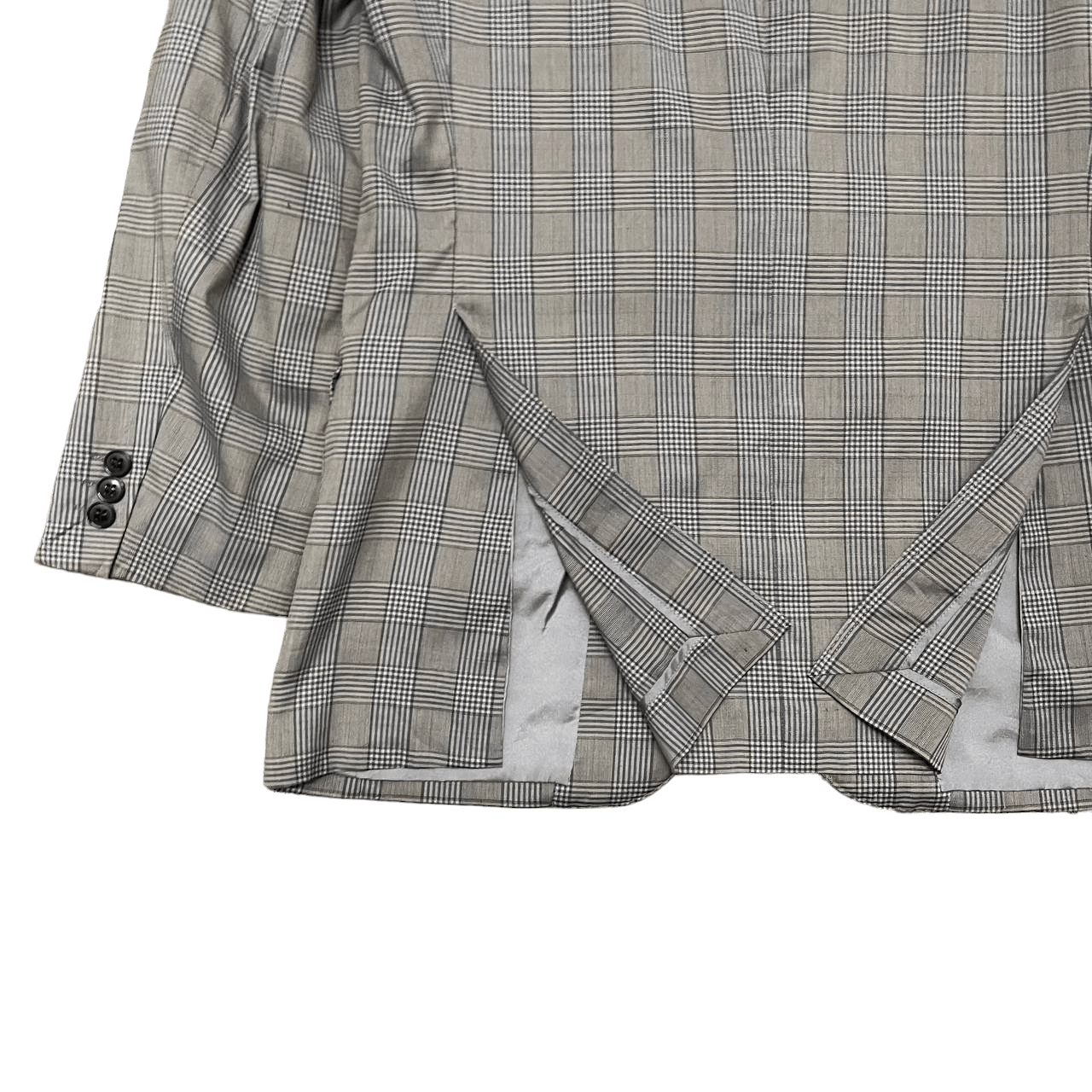 Aquascutum Vintage Aquascutum Checked Wool Blazer Jacket Size US M / EU 48-50 / 2 - 10 Thumbnail