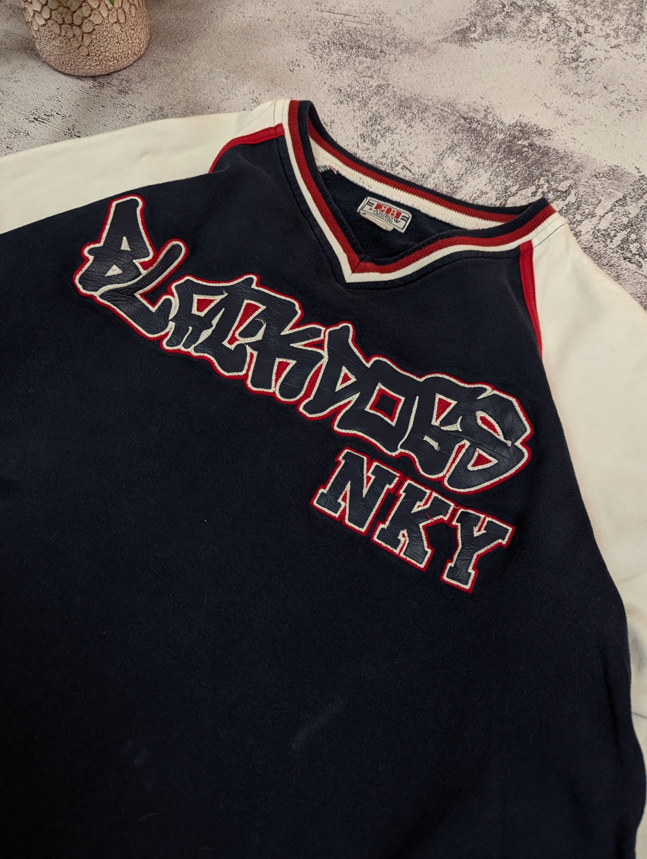 Rainbow VTG Black Boss NKY New York 23 Hip Hop Jersey M/L Size US M / EU 48-50 / 2 - 9 Thumbnail