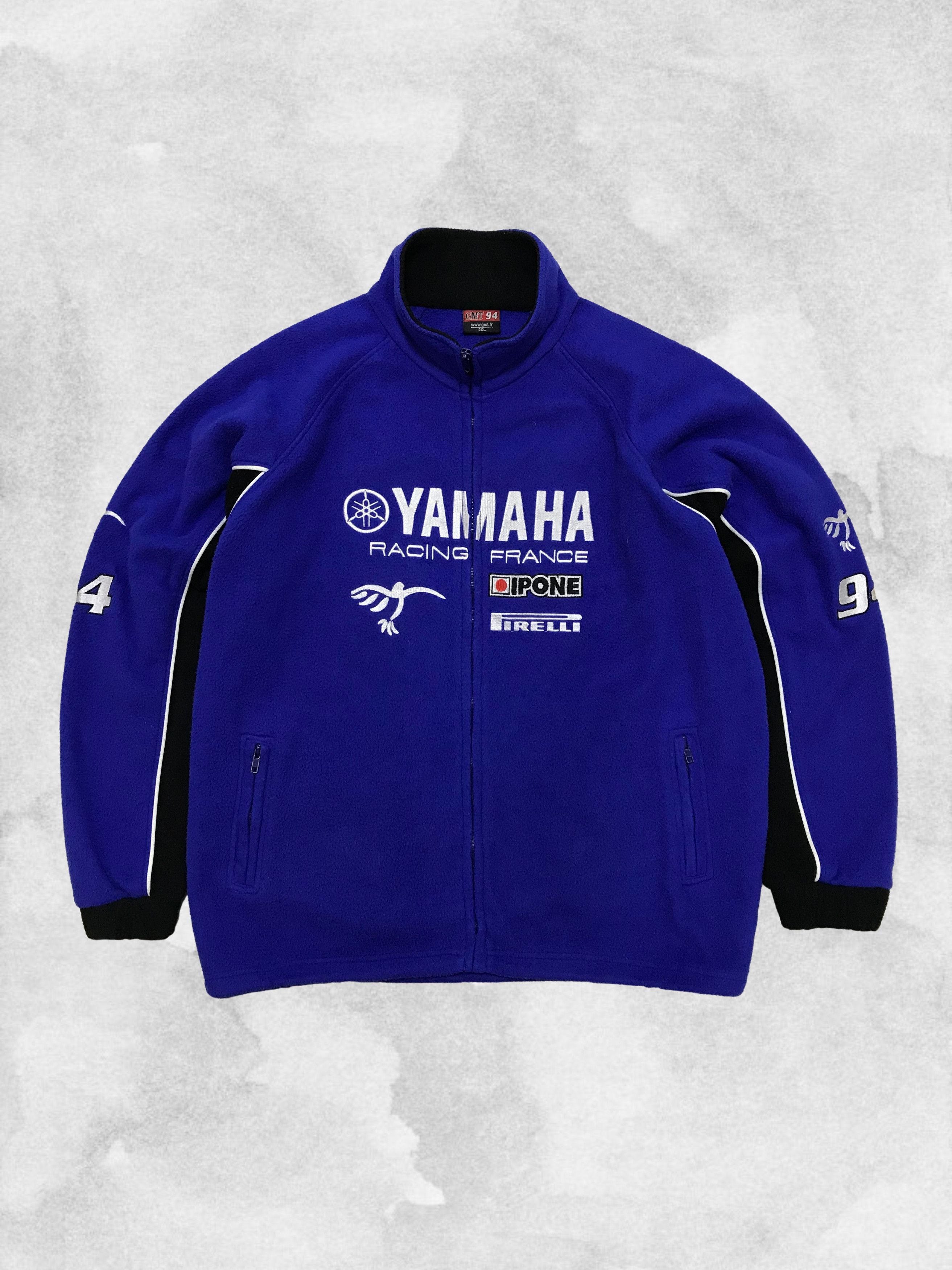 Yamaha 3XL Yamaha Racing GMT94 Blue Motorcycle Bike Jacket | Grailed