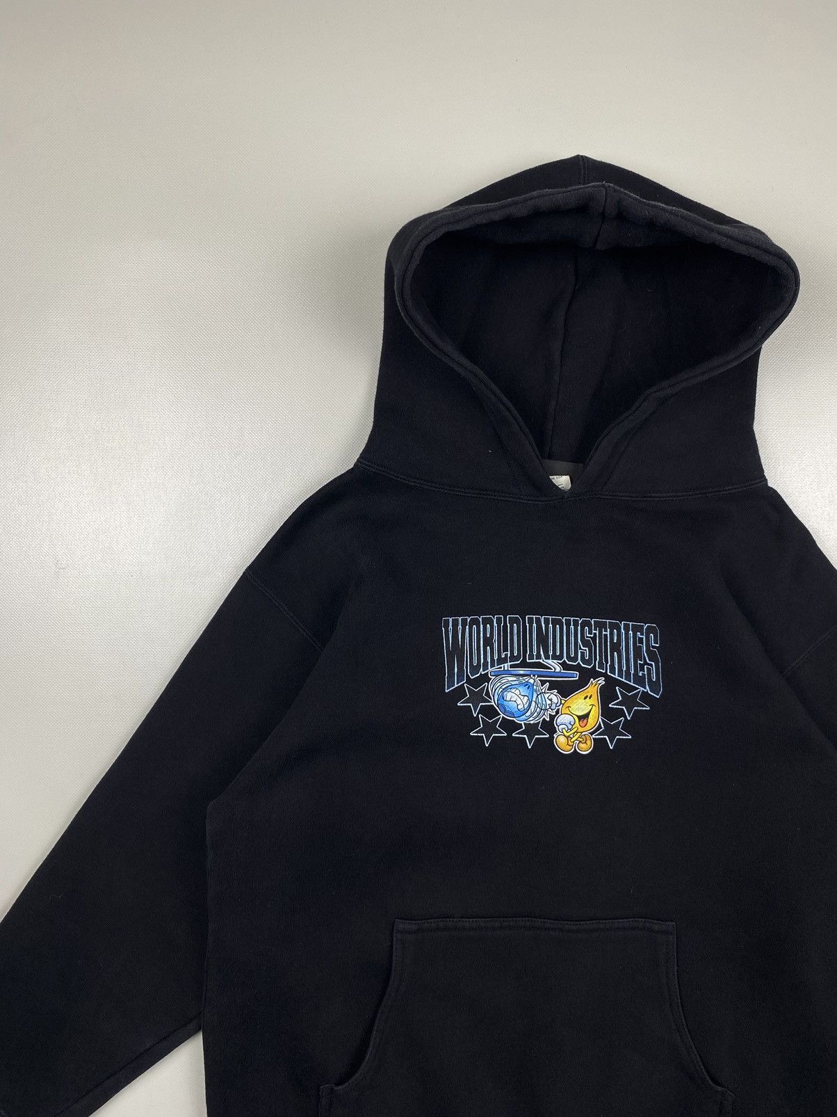 Vintage Vintage 90’s World Industries Skateboards Rare Hoodie Size S / US 4 / IT 40 - 5 Thumbnail