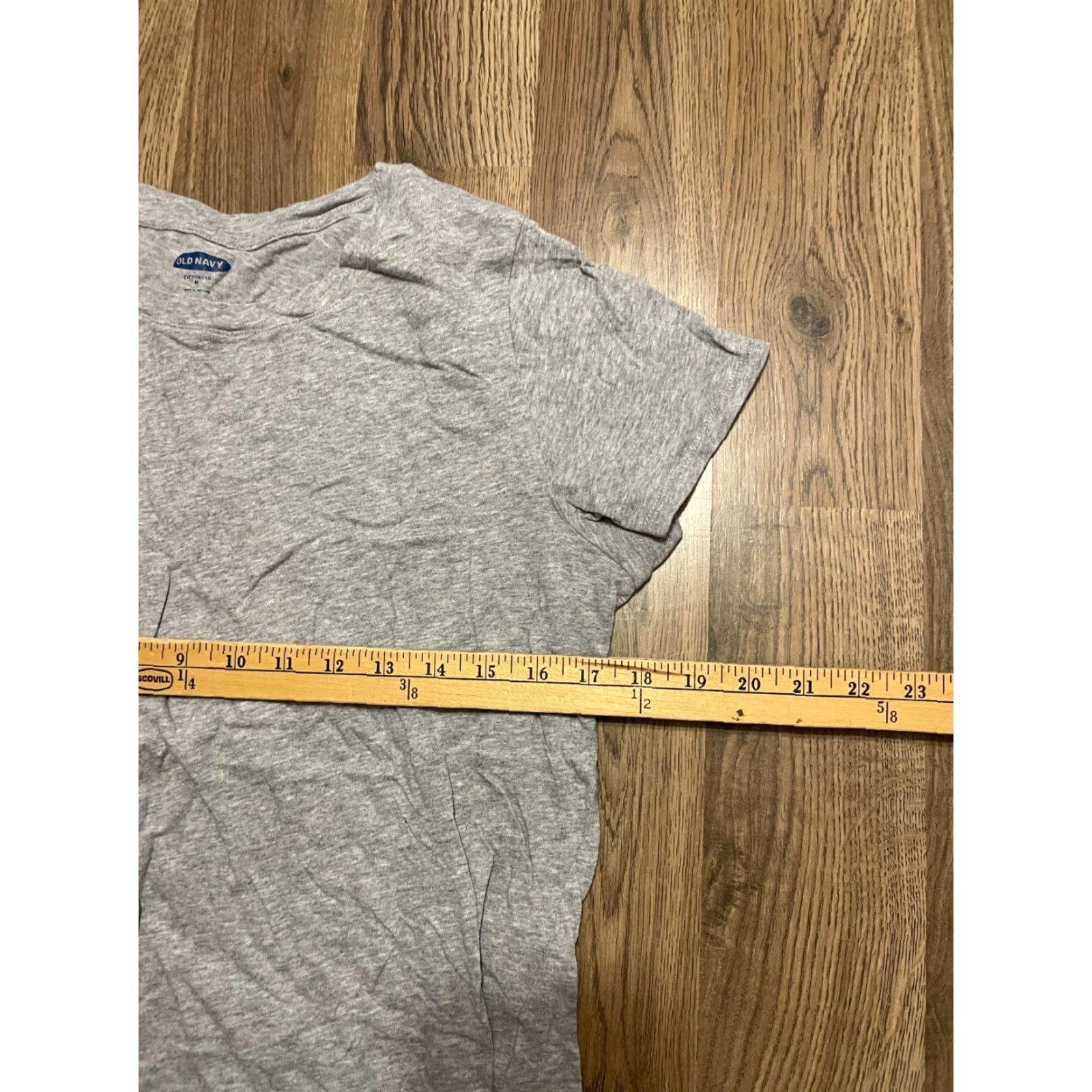 Old Navy Old Navy Shirt Women's Medium Gray Everywear Short Sleeve T-Shirt Casual Modern Basic Size M / US 6-8 / IT 42-44 - 5 Thumbnail