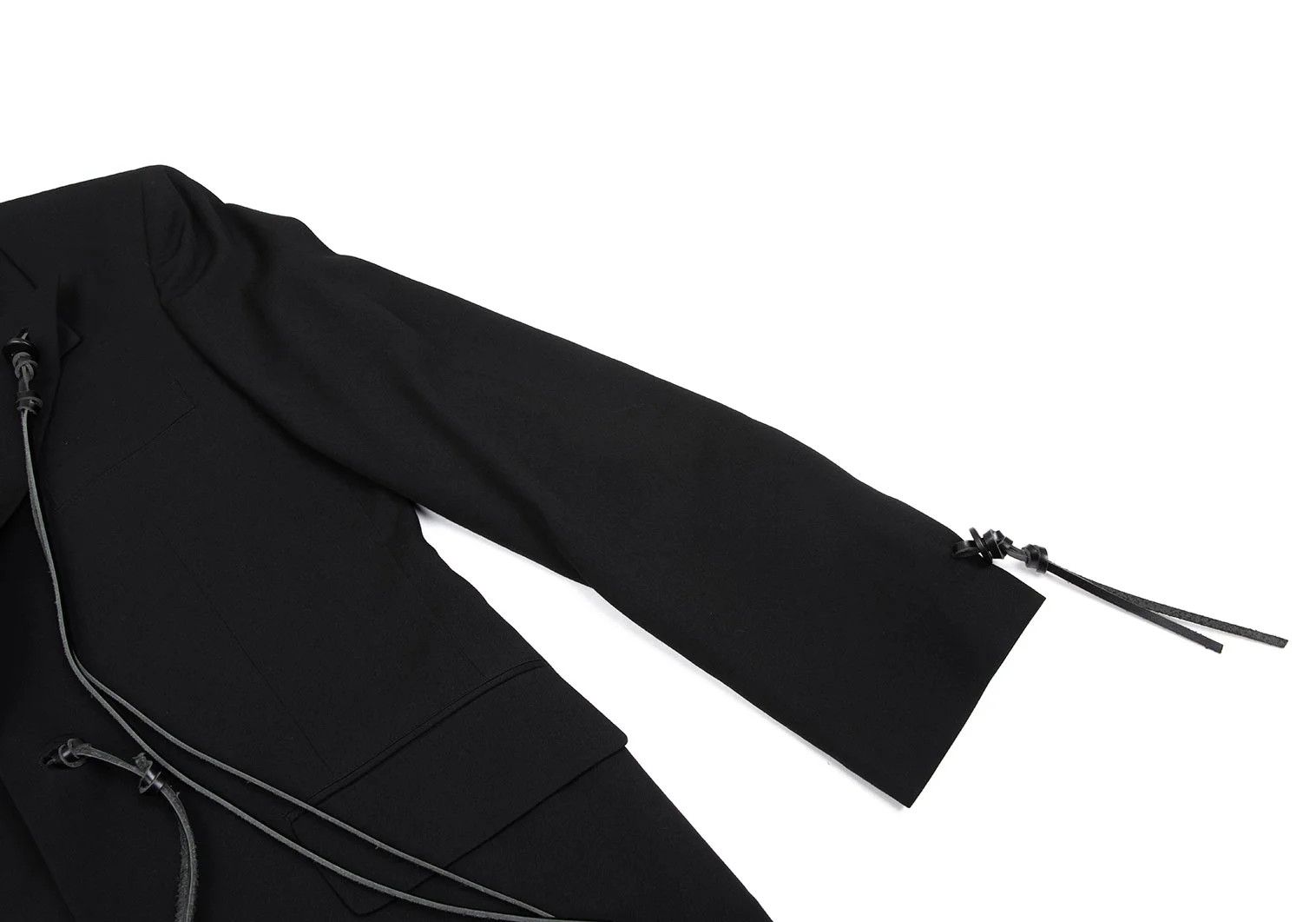 Yohji Yamamoto Yohji Yamamoto Wool Gabardine Long Jacket Size US L / EU 52-54 / 3 - 7 Thumbnail