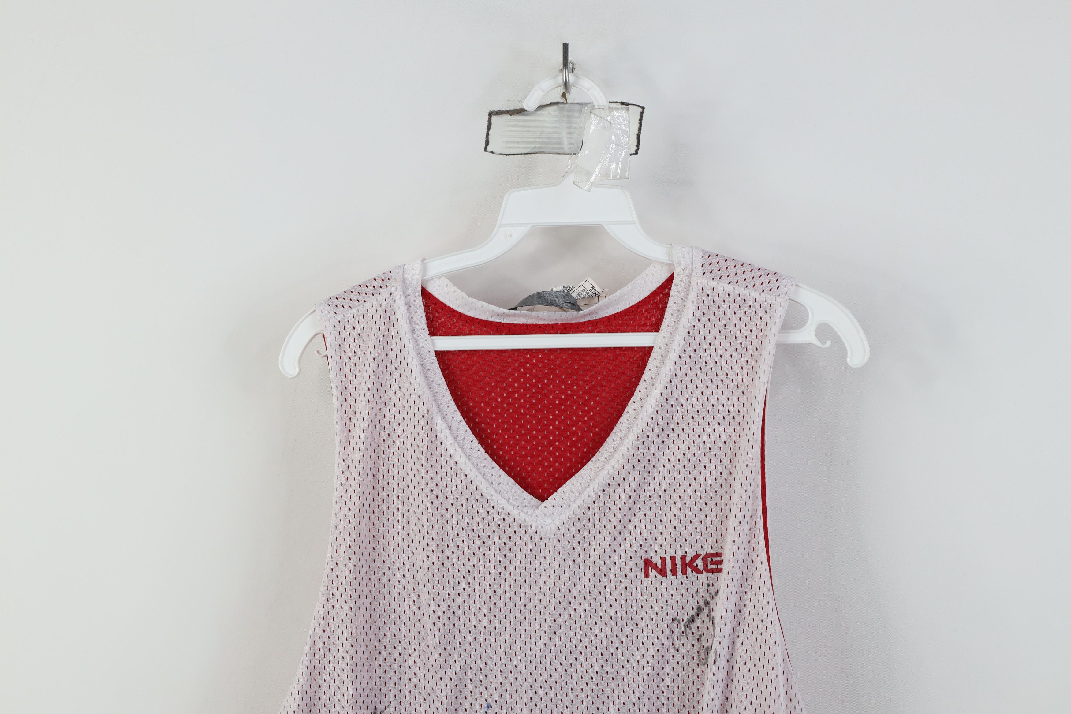 Nike Vintage Nike Basketball Center Swoosh Reversible Jersey Size US L / EU 52-54 / 3 - 13 Thumbnail