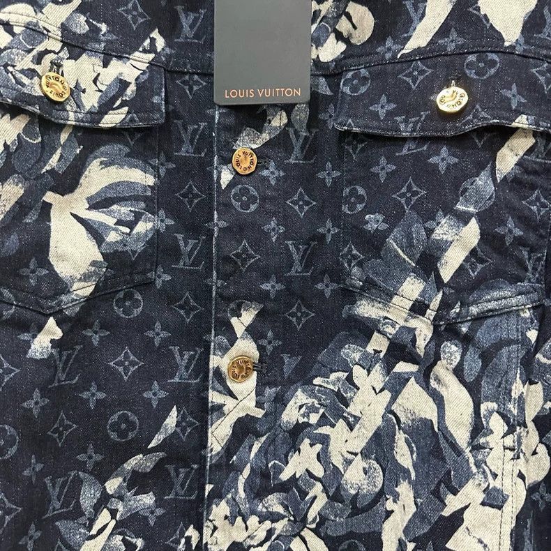 Louis Vuitton louis vuitton tie dye denim jacket Size US XXL / EU 58 / 5 - 3 Thumbnail