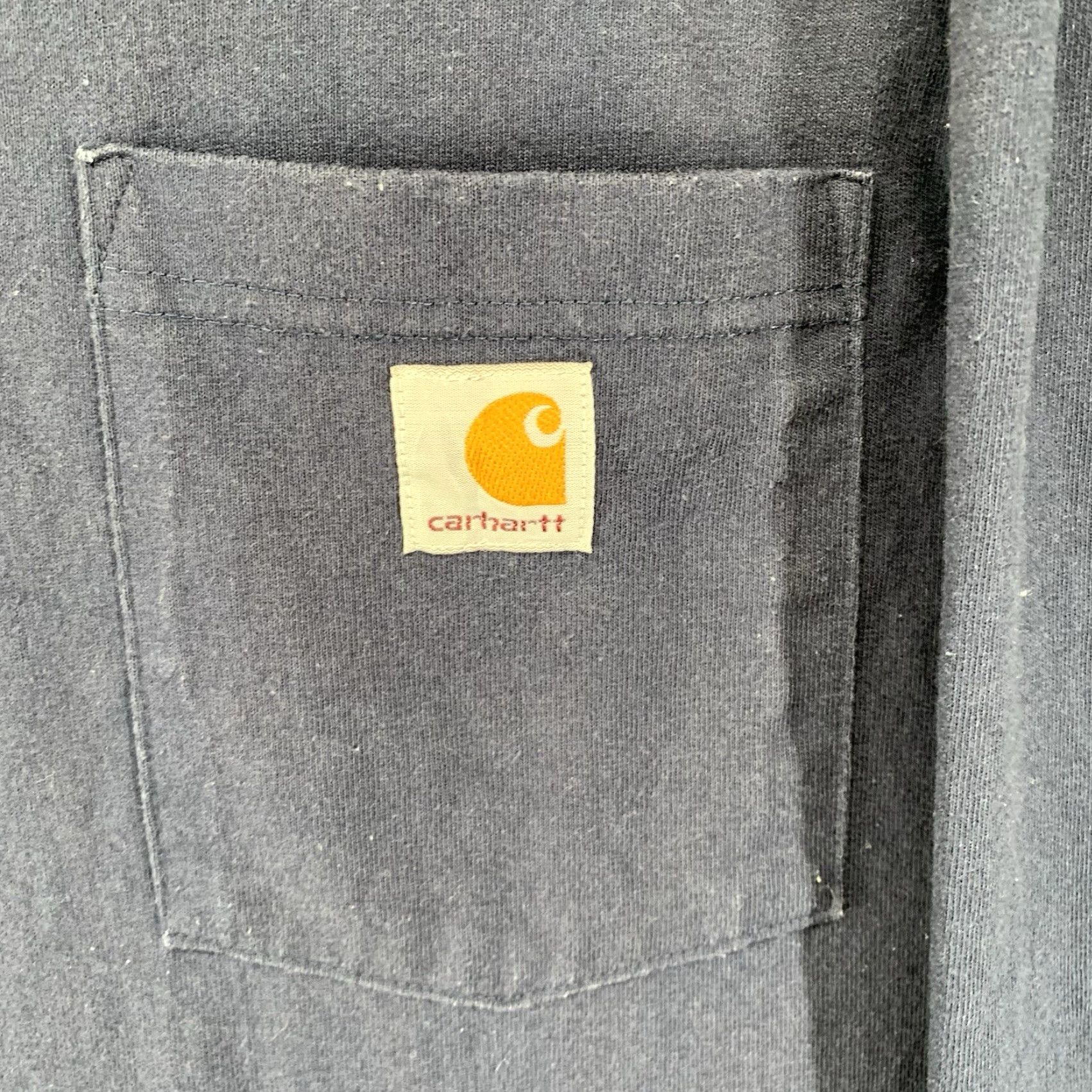Carhartt Carhartt Mens Navy 2XL Long Sleeve Henley T-Shirt Original Fit All Cotton Size US XXL / EU 58 / 5 - 5 Thumbnail