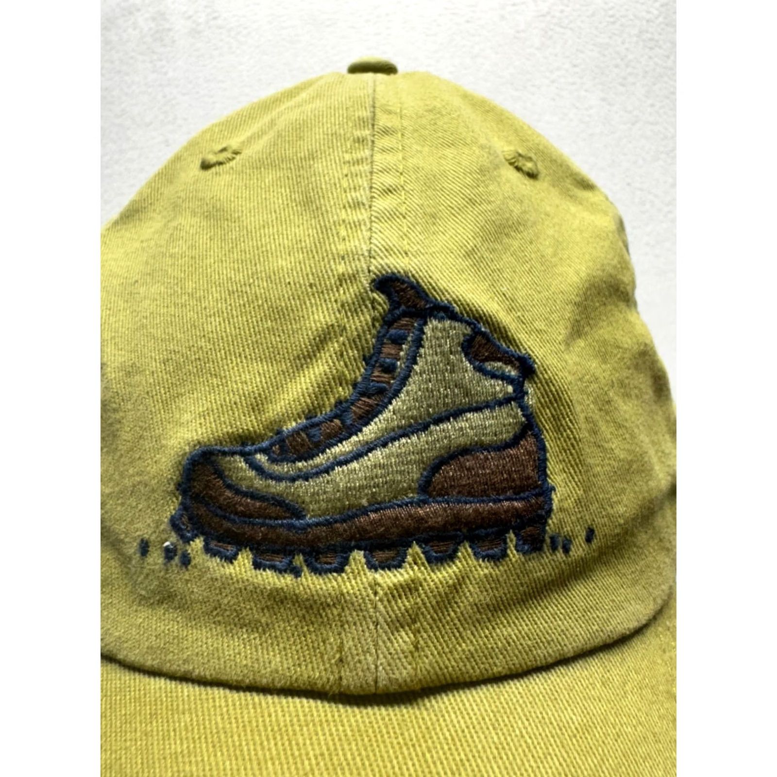 Life is Good Life is Good Baseball Cap Embroidered Hiking Boot Olive Green One Size Womens Pre-Owned Like New Mens Boys Girls Size ONE SIZE - 5 Thumbnail