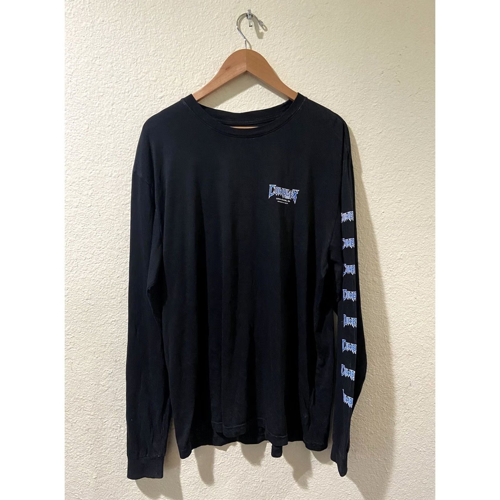 Vintage VINTAGE Complexcon Long Beach 2016 Graphic TShirt Long Sleeve XXL Black Men Crew Neck Beach Shirt Men XXL Size US XXL / EU 58 / 5 - 2 Thumbnail