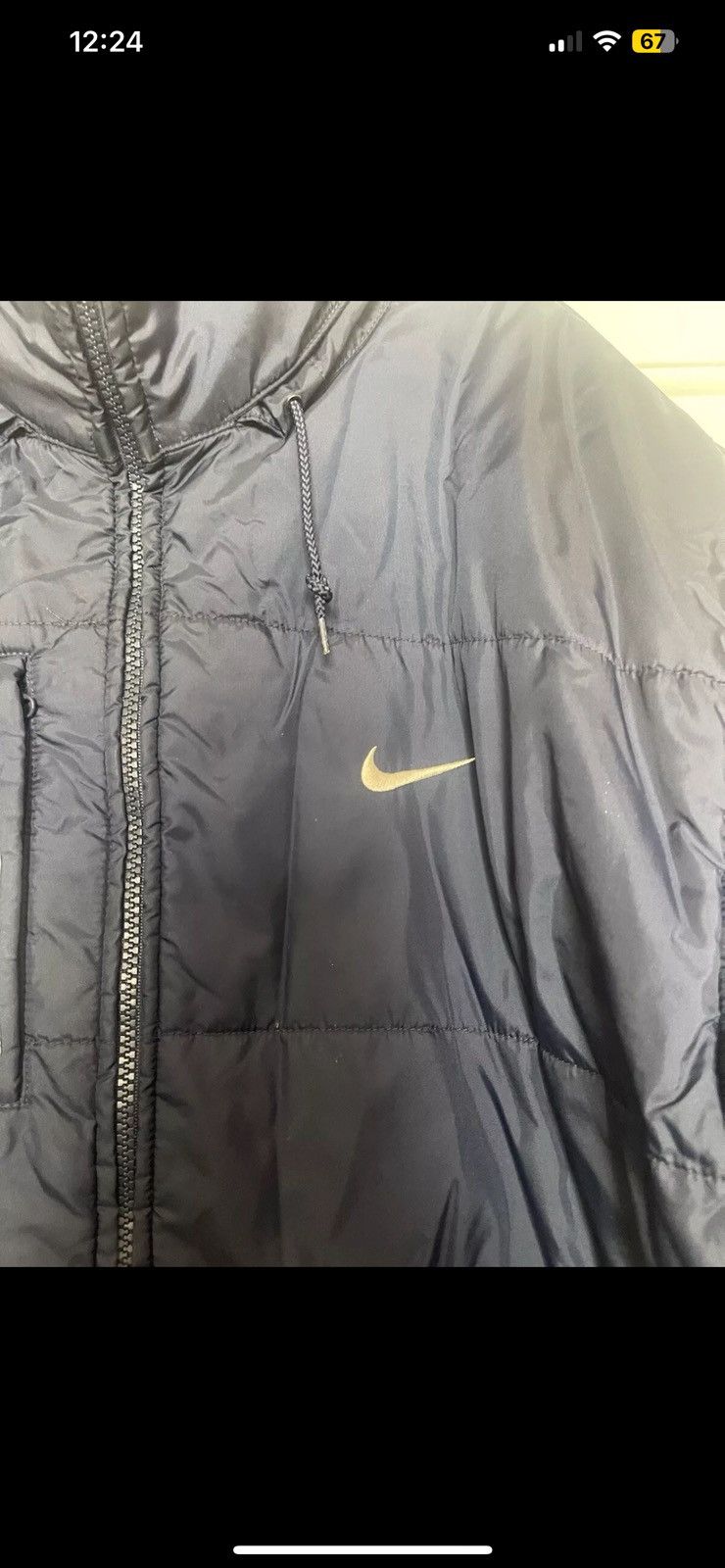 Nike × Vintage NIKE REVERSIBLE PUFFER JACKET NAVY AND GRAY. MENS SZ MEDIUM. Size US M / EU 48-50 / 2 - 3 Thumbnail