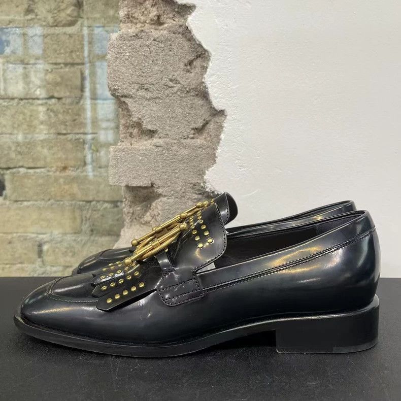 Dior Dior Men's Leather Shoes with Studs-2506 Size US 6.5 / EU 39-40 - 2 Thumbnail