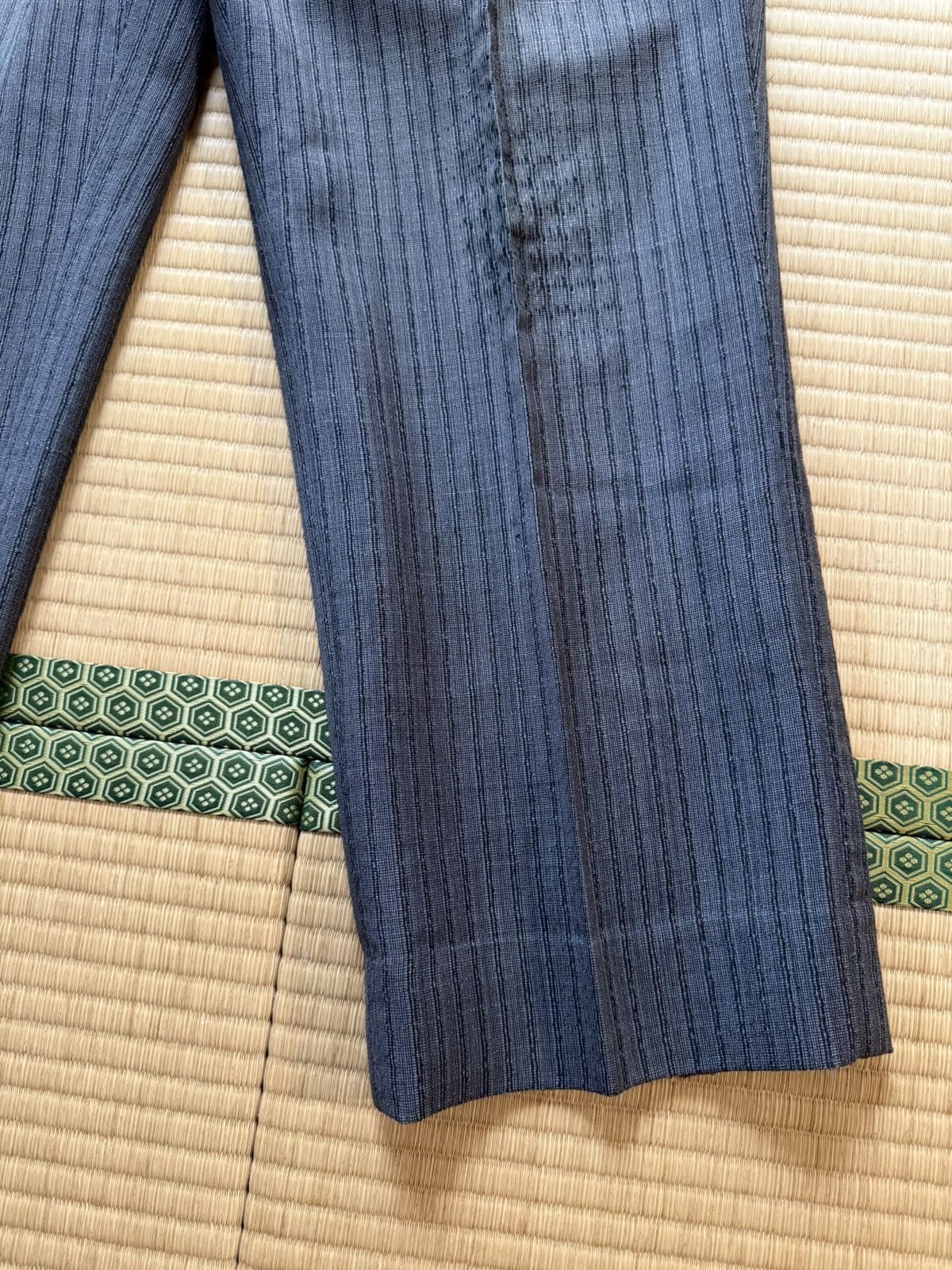 Other Japanese Summer Suiting / Yukata Texture Pinstripe Slacks Size US 33 - 4 Thumbnail
