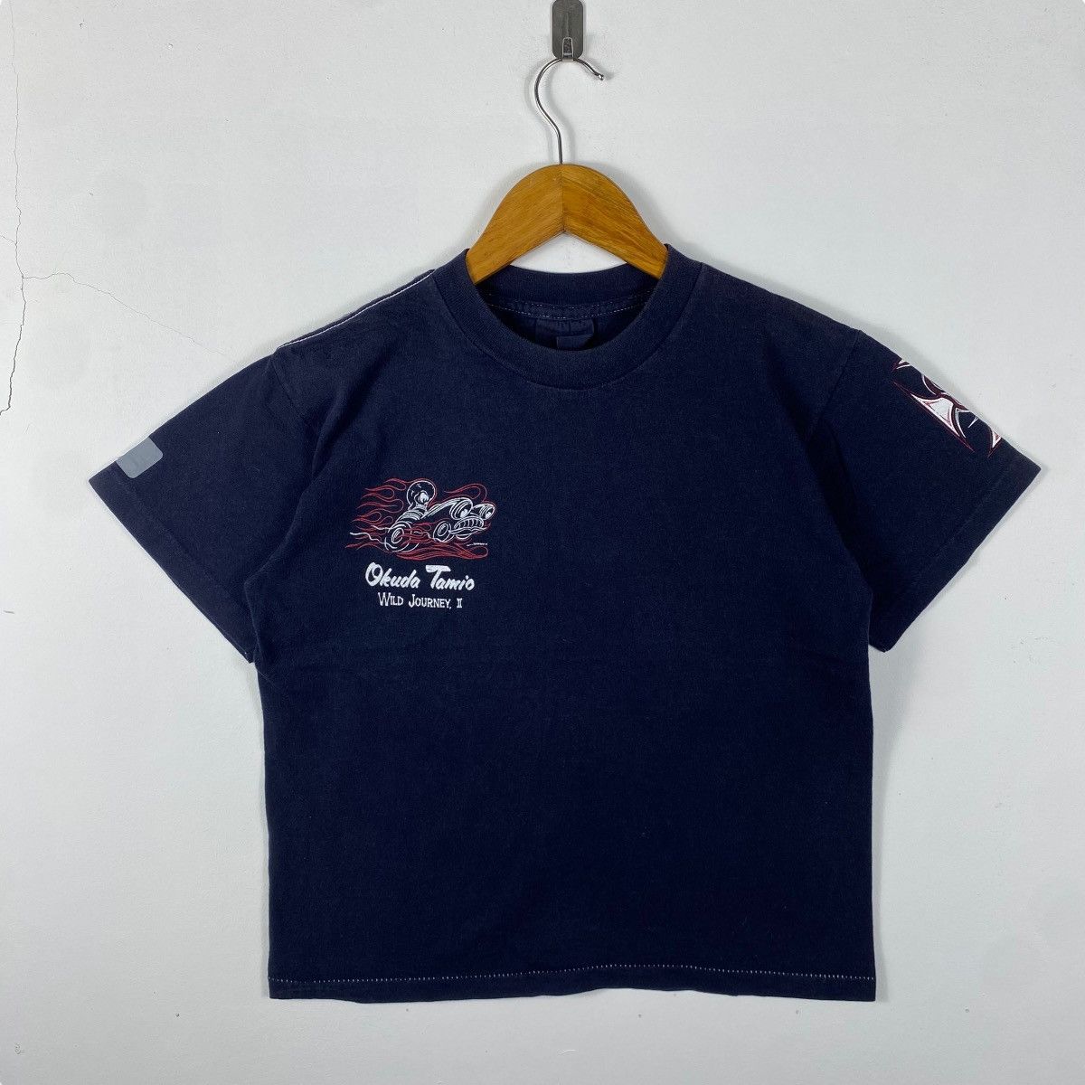 Vintage Vintage 90's OKUDA TAMIO Wild Journey 2 Graphic Tee Shirt Size US XS / EU 42 / 0 - 5 Thumbnail