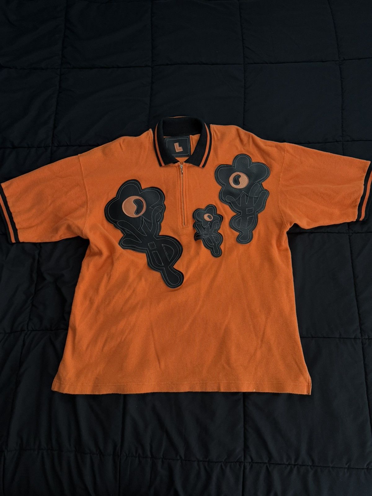 Designer Orange Polo Shirt