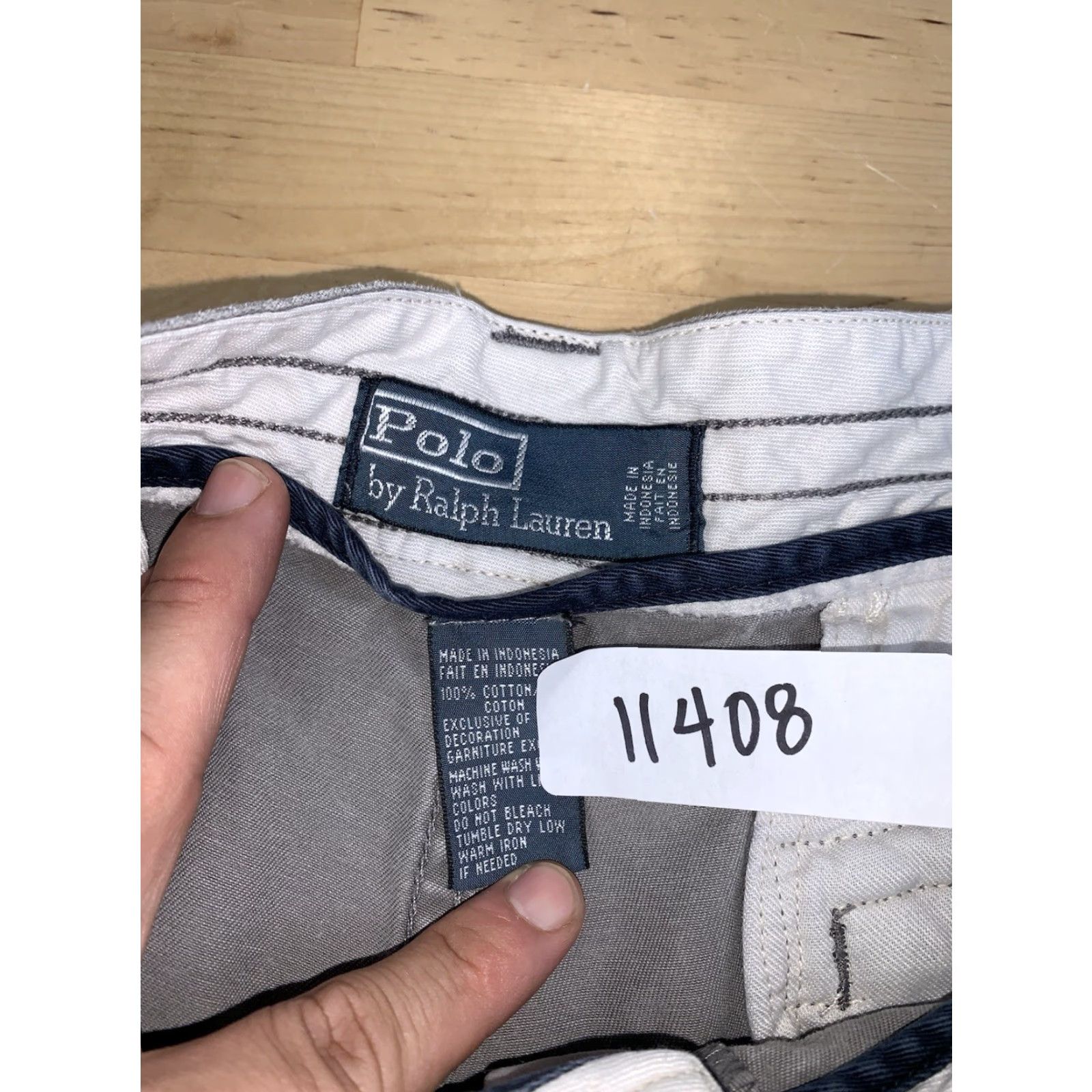 Polo Ralph Lauren VINTAGE Polo Ralph Lauren Cargo Shorts Men 35 Gray 9" Inseam Casual Size US S / EU 44-46 / 1 - 2 Thumbnail
