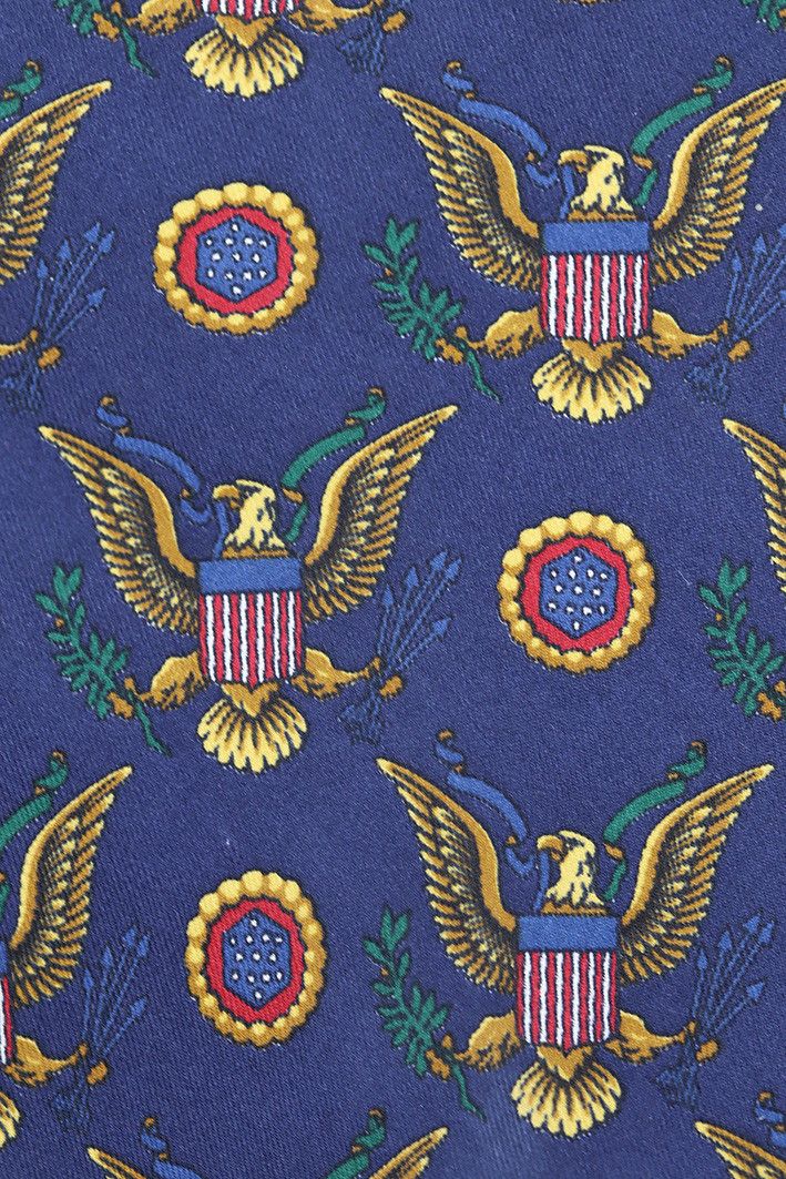 Other Oger Patriotic Eagle Tie – USA Emblem Vintage Necktie Size ONE SIZE - 10 Thumbnail