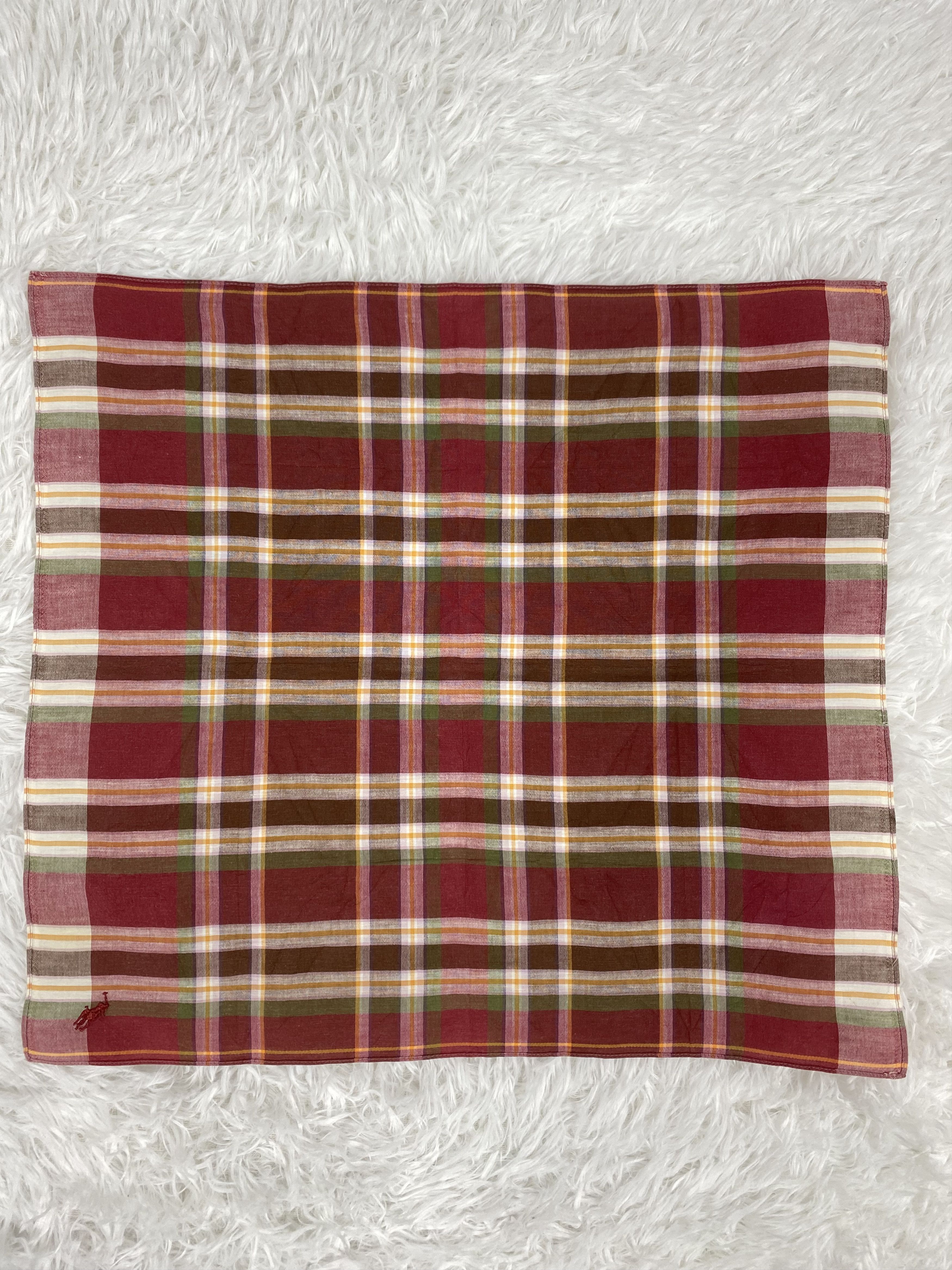 Polo Ralph Lauren × Vintage Vintage Polo Ralph Lauren Handkerchief Neckerchief PH208 Size ONE SIZE - 4 Thumbnail