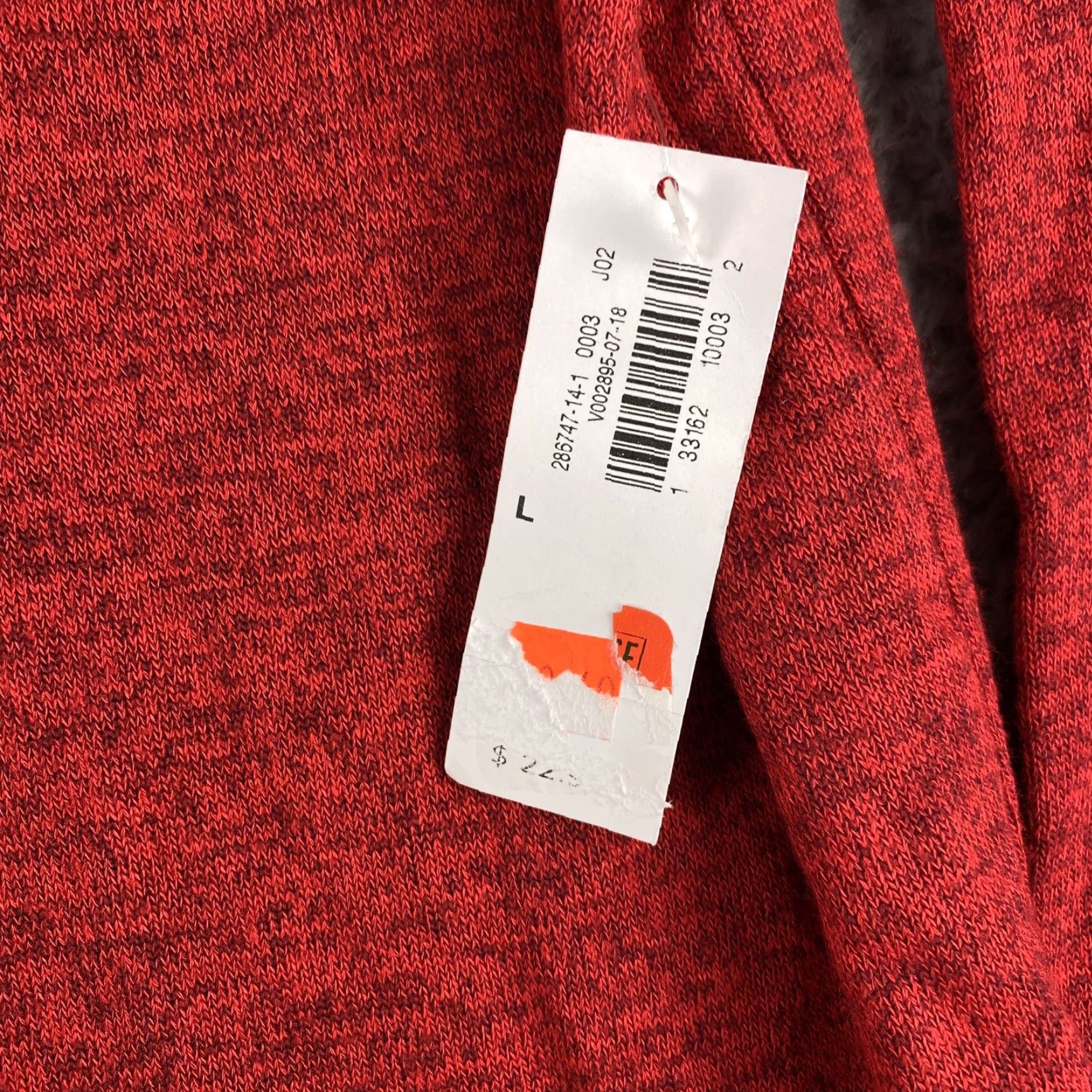 Old Navy Old Navy Sweater Women’s Large Red Long Sleeve Scoop Neck Casual Top Shirt /44-16 Size L / US 10 / IT 46 - 3 Thumbnail