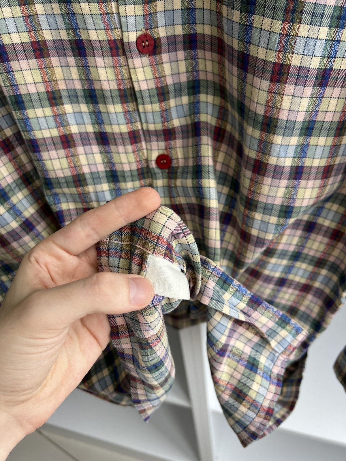 Missoni × Vintage Vintage Missoni Uomo Button Up Shirt Size US L / EU 52-54 / 3 - 10 Thumbnail