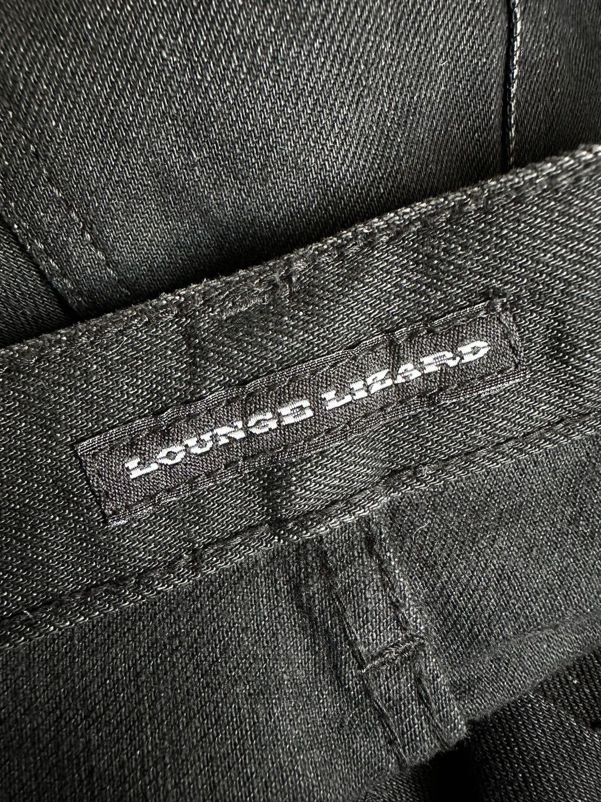 BUFFALO BOBS Archive 00's Lounge Lizard coated black denim Size US 33 - 17 Thumbnail