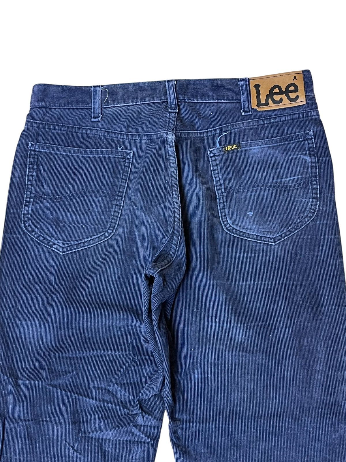 Lee VINTAGE 80s LEE RIDERS MADE IN USA BLUE CORDUROY PANTS Size US 33 - 6 Thumbnail