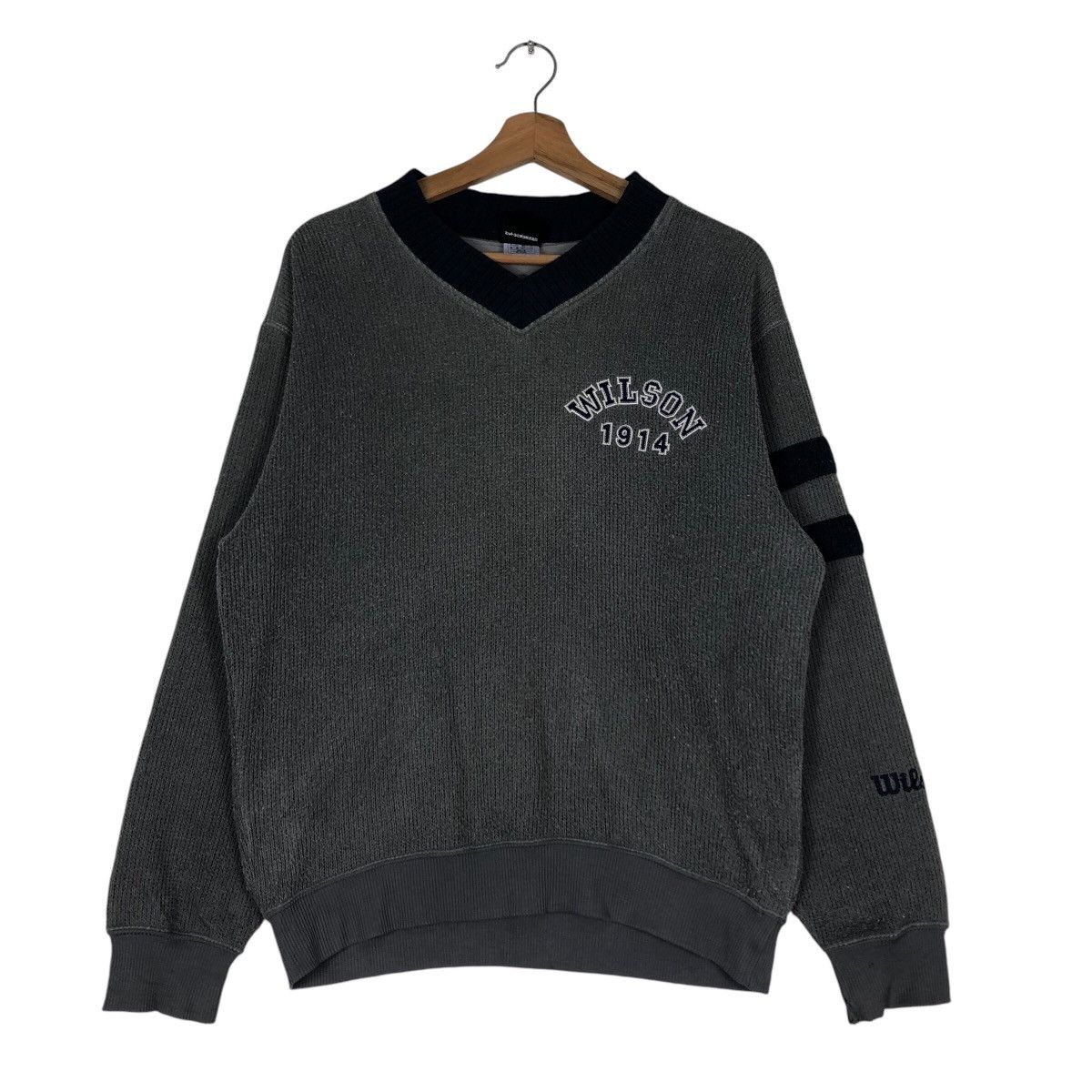 Japanese Brand 📌Vintage Sweatshirt Sports Wilson 1914 Big Logo Crewneck Size US M / EU 48-50 / 2 - 2 Thumbnail