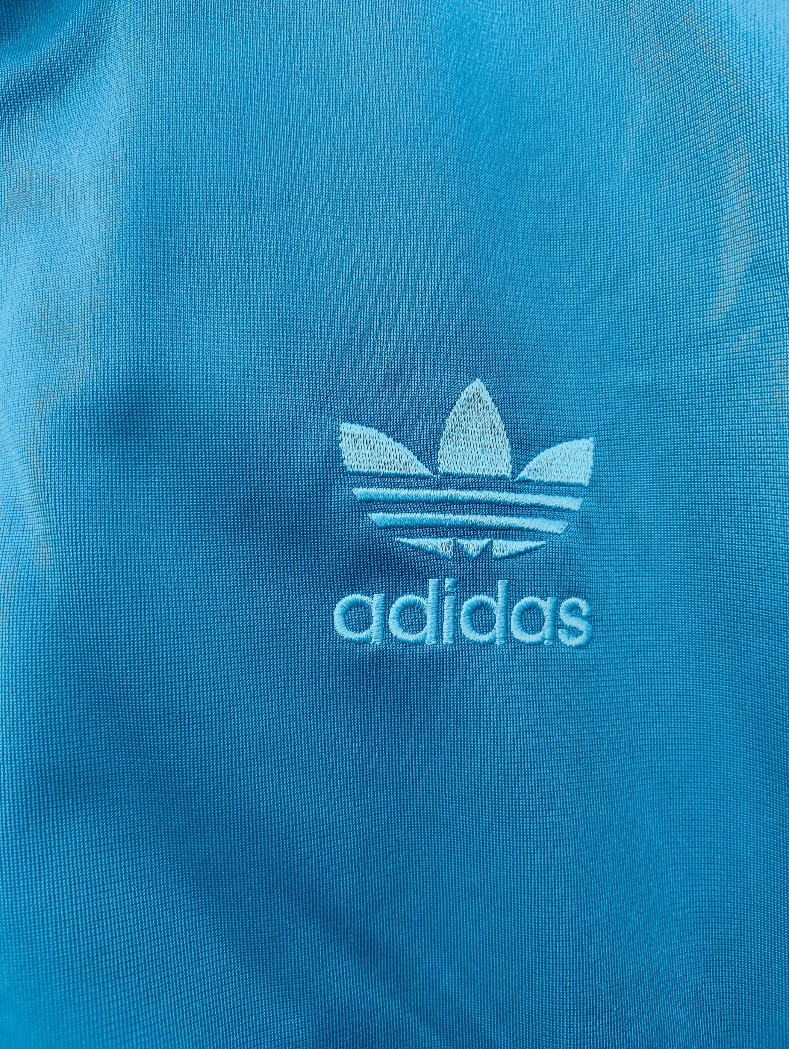 Adidas Adidas 90's Track top - Small/Medium Retro Vintage Turquoise Size US S / EU 44-46 / 1 - 2 Thumbnail