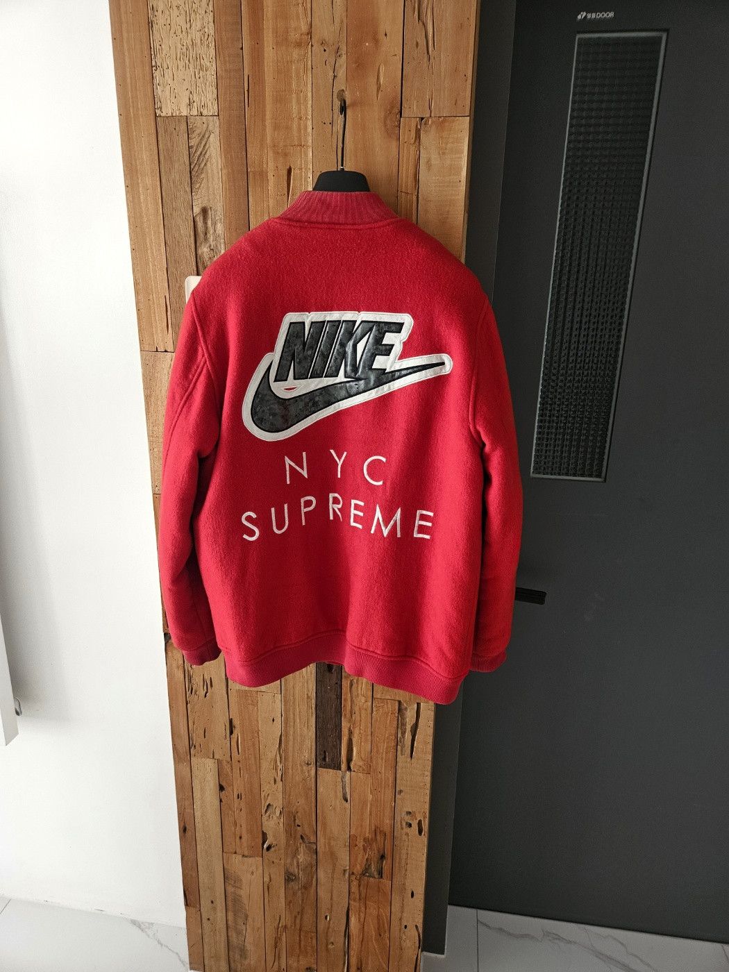 Nike × Supreme Supreme x Nike Varsity Jacket Size US XL / EU 56 / 4 - 2 Thumbnail