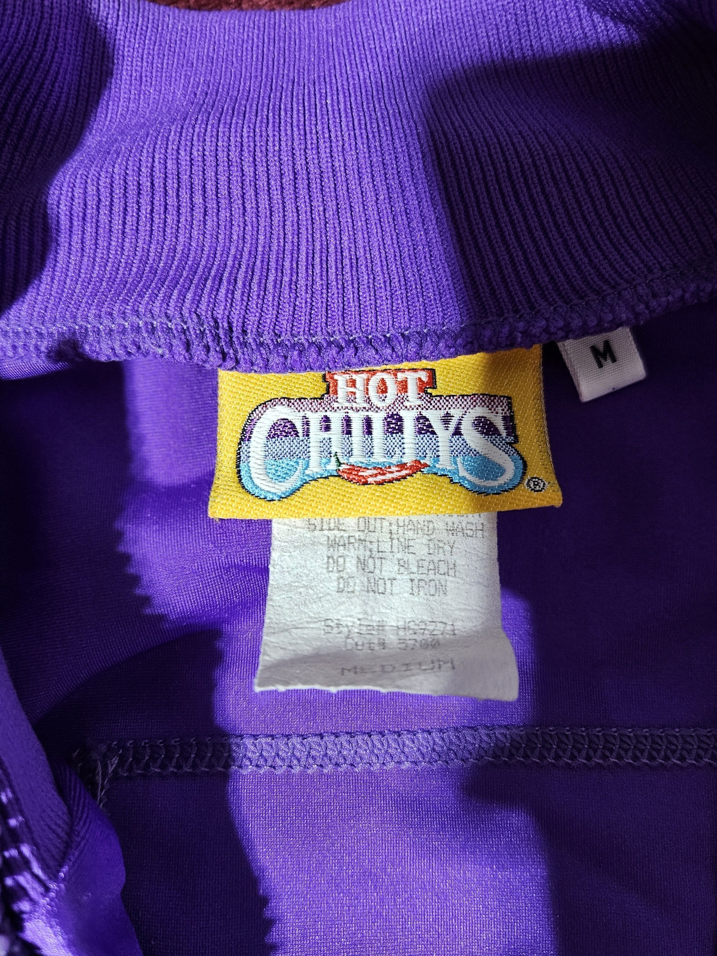 Vintage Vtg Hot Chillys Zip Pullover Jacket Size M Windbreaker USA Size M / US 6-8 / IT 42-44 - 10 Thumbnail