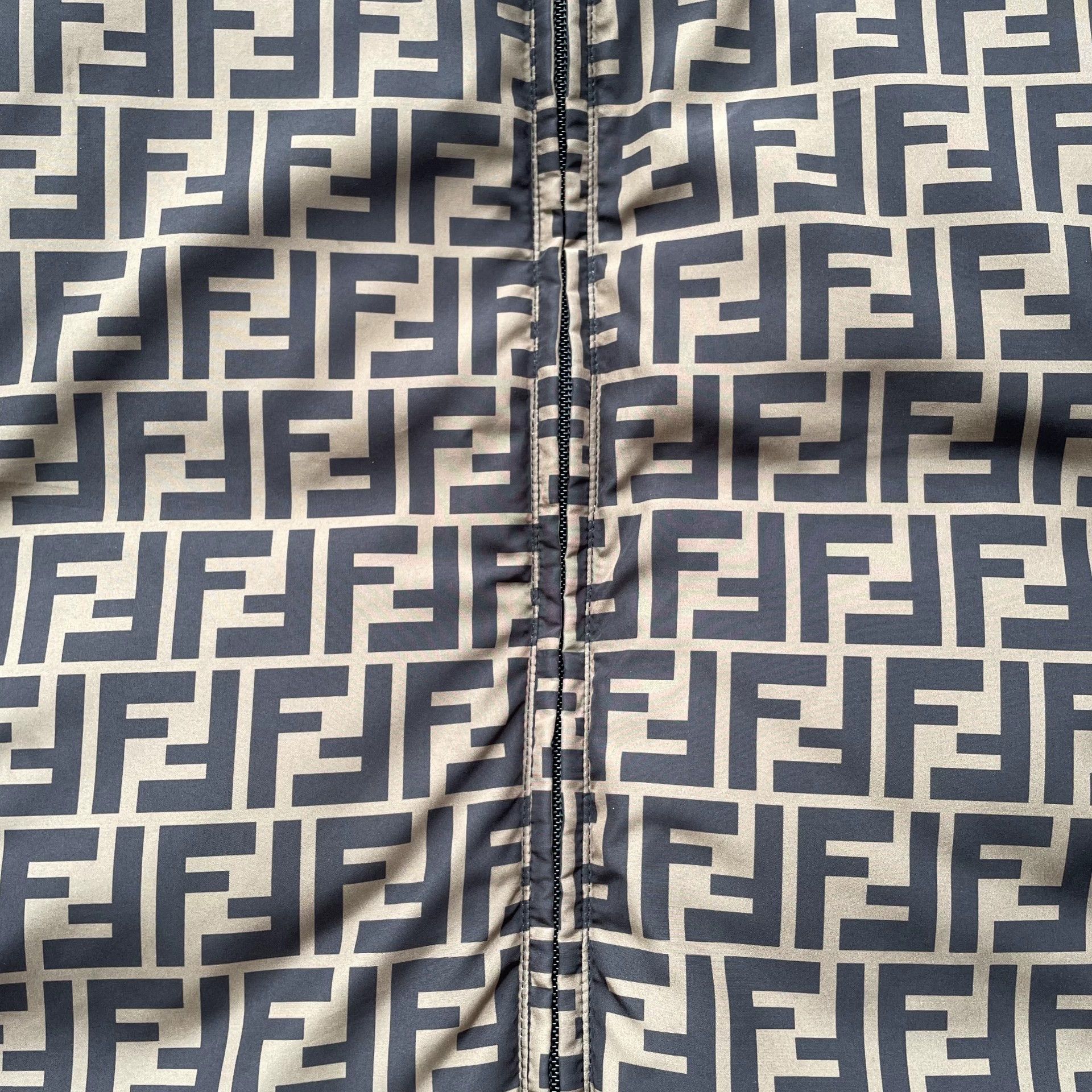 Fendi FENDI FF monogram double-faced vest brown size 50 Size US M / EU 48-50 / 2 - 4 Thumbnail