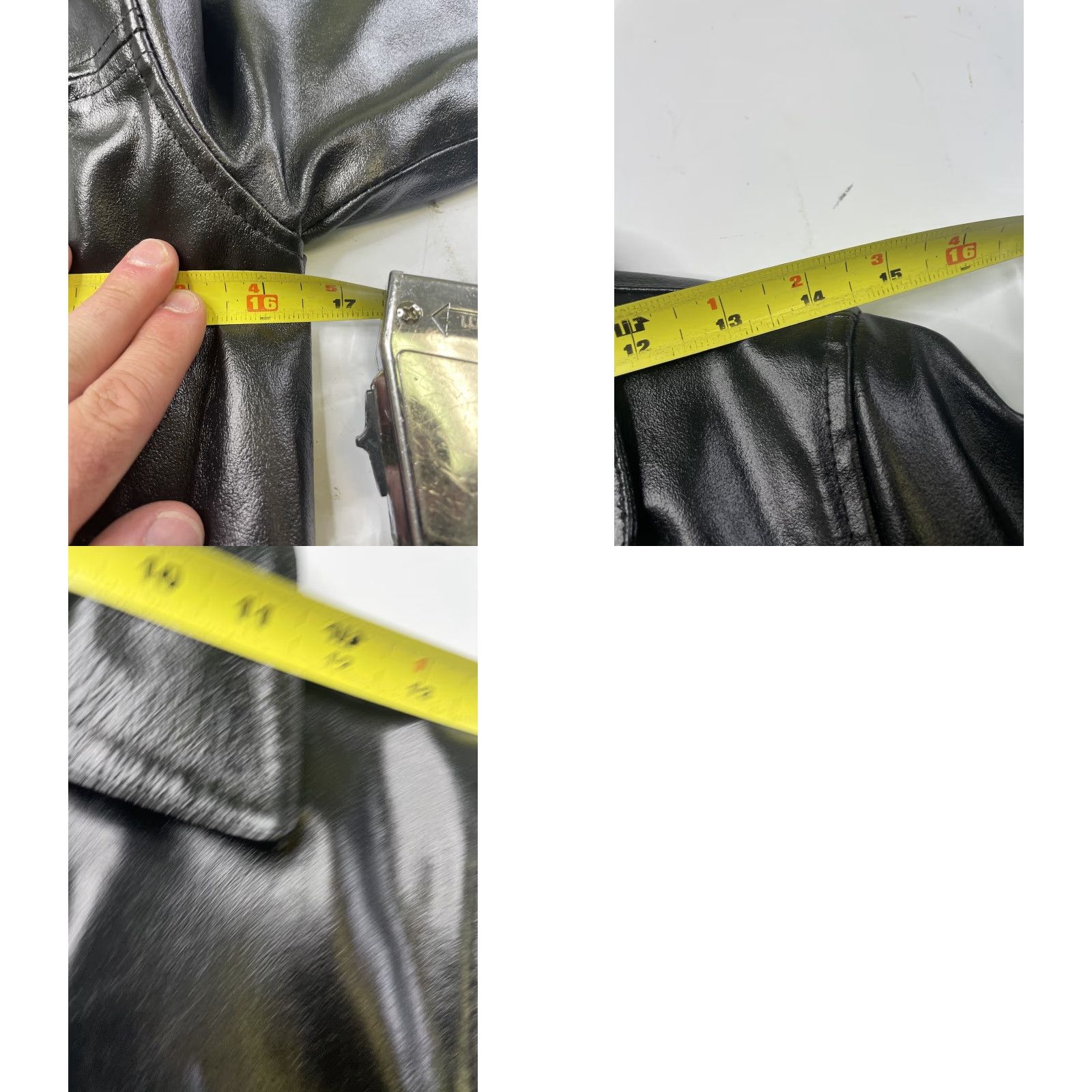 Gap VINTAGE Gap Jacket Women's M Black Leather Coat Blazer Button Up Grunge 90s City Classic College Punk Gothic Retro Rock Overcoat Short Jacket Size M / US 6-8 / IT 42-44 - 8 Thumbnail