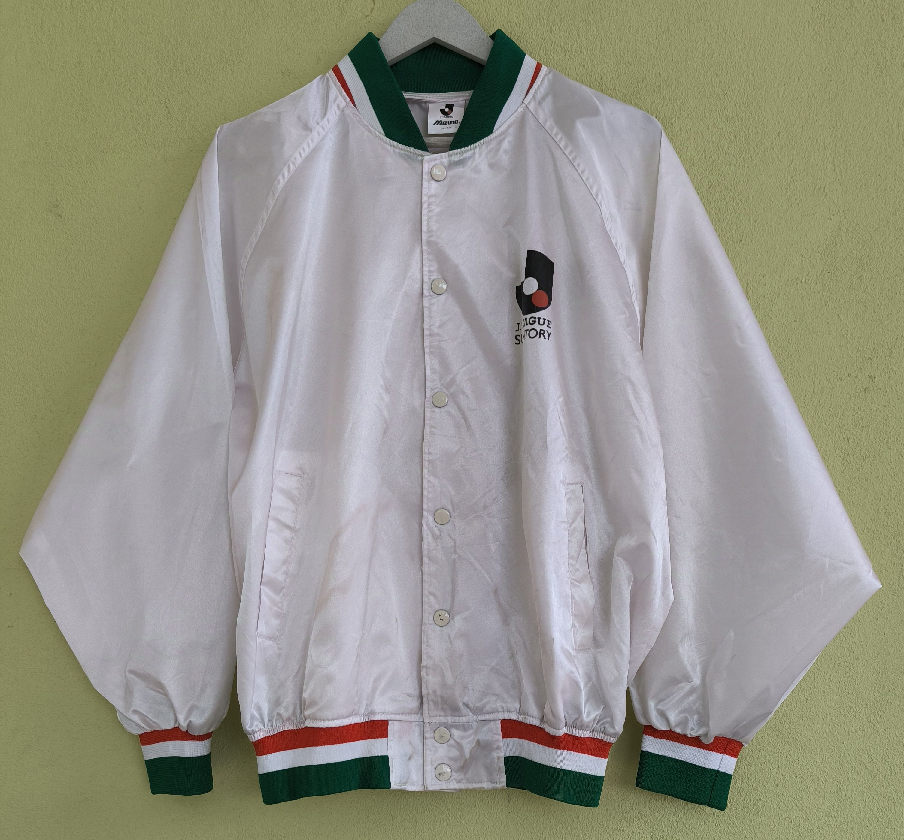 Japanese Brand × Mizuno JAPAN LEAGUE SUNTORY DESIGN by MIZUNO satin jacket Size US M / EU 48-50 / 2 - 6 Thumbnail