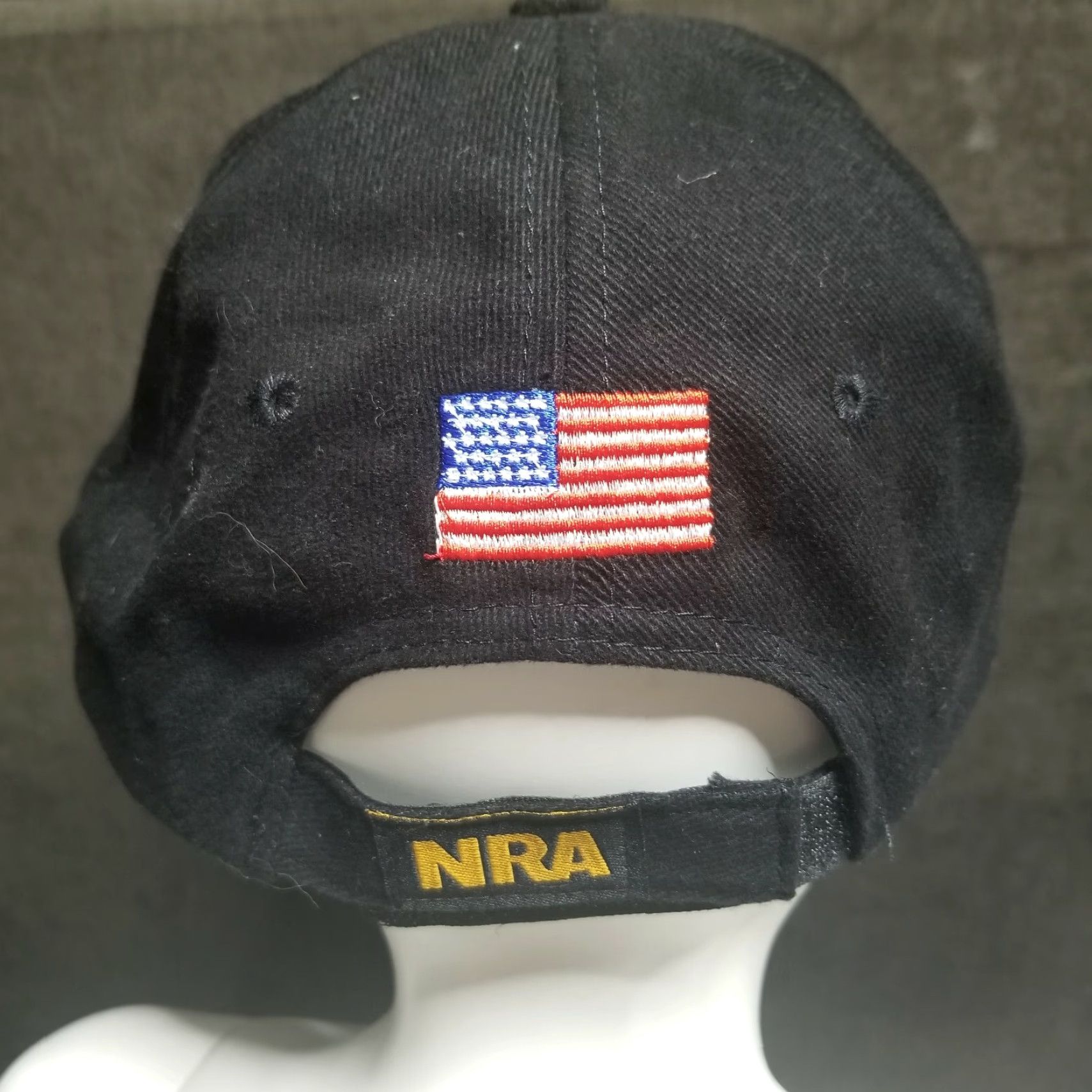 Vintage NRA Hat Cap National Rifle Association Strapback USA Flag Size ONE SIZE - 3 Thumbnail