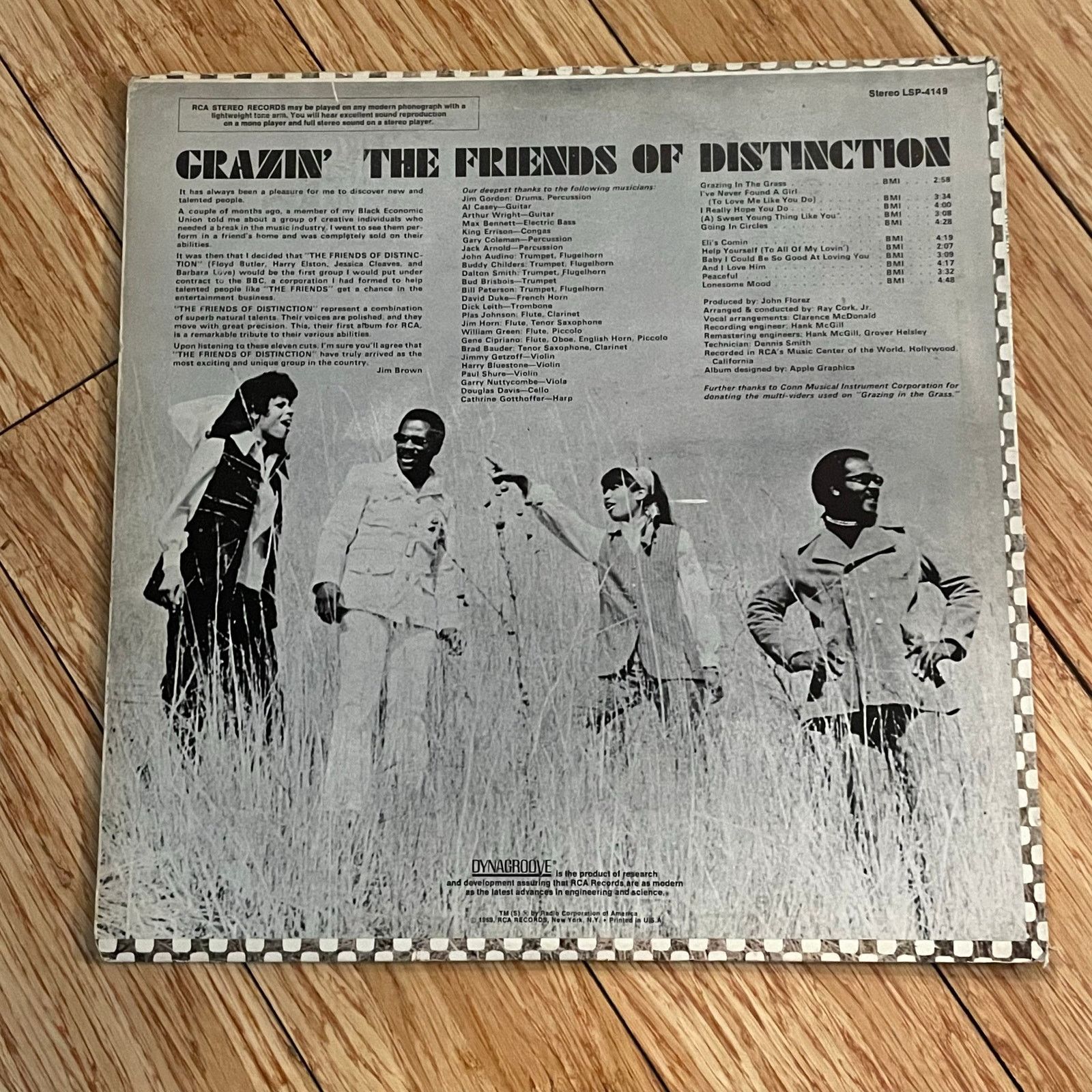 Other The Friends Of Distinction - Grazin LP vintage vinyl record Size ONE SIZE - 2 Thumbnail