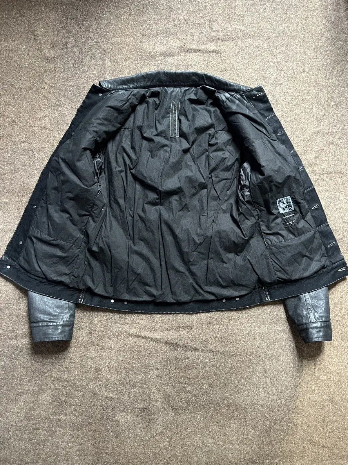 Rick Owens Archive waxed denim jacket Size US S / EU 44-46 / 1 - 9 Thumbnail