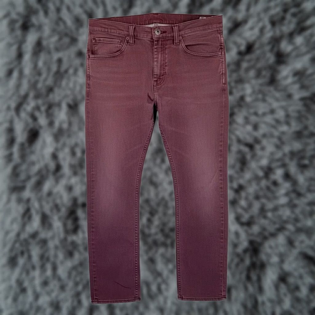Levi's Levi's 501 Jeans Mens 36x32 Red Medium Wash Straight Denim Button Fly Classic Fit Size US 36 / EU 52 - 1 Thumbnail