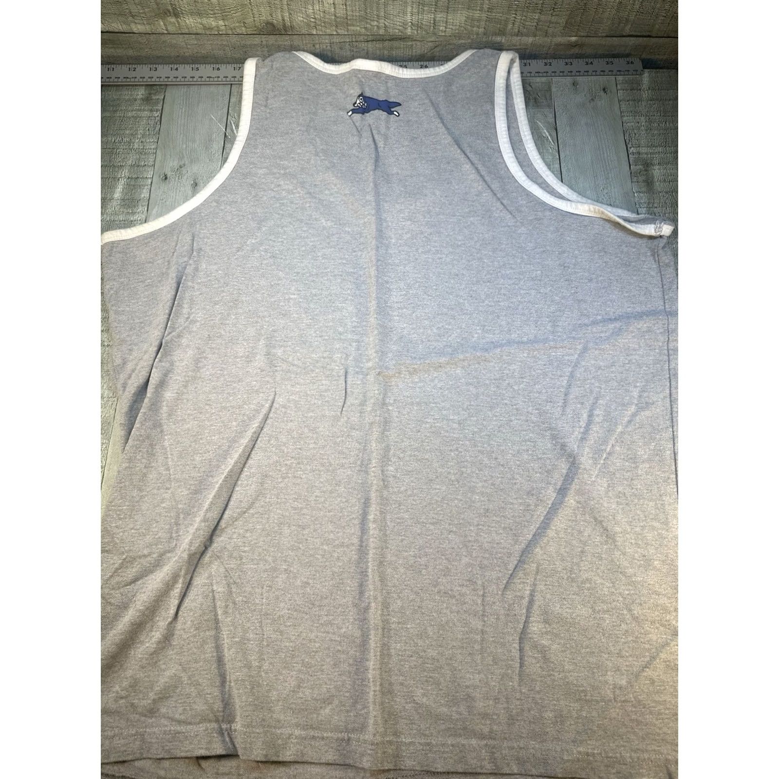Vintage VINTAGE Recream Tank Top XL Gray Blue Trim 100% Cotton Ice Cream Cone Tank Women Size XL / US 12-14 / IT 48-50 - 3 Thumbnail