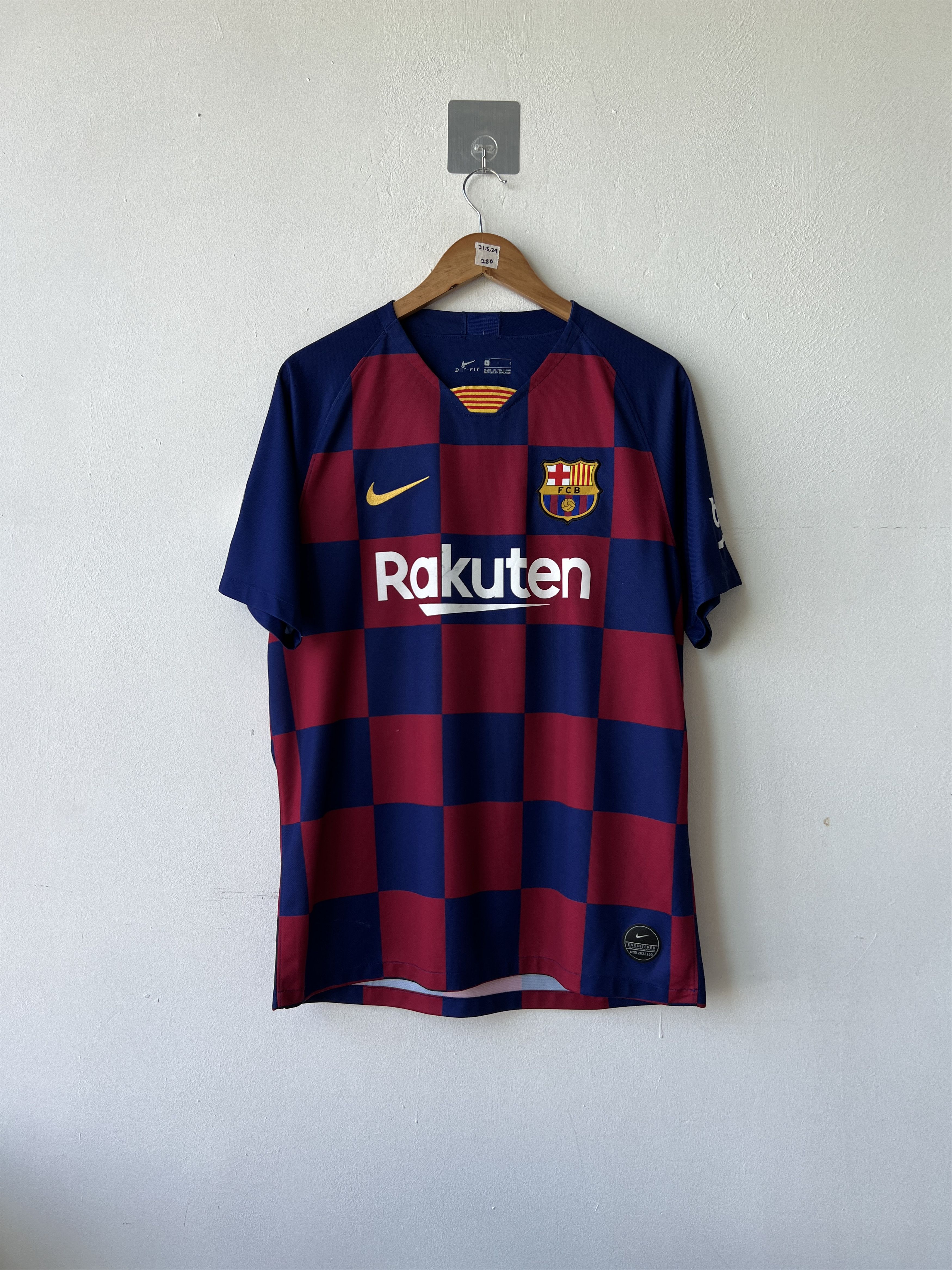 Nike (L) Barcelona 2019-20 Home Kit Pique #3 Size US L / EU 52-54 / 3 - 2 Thumbnail