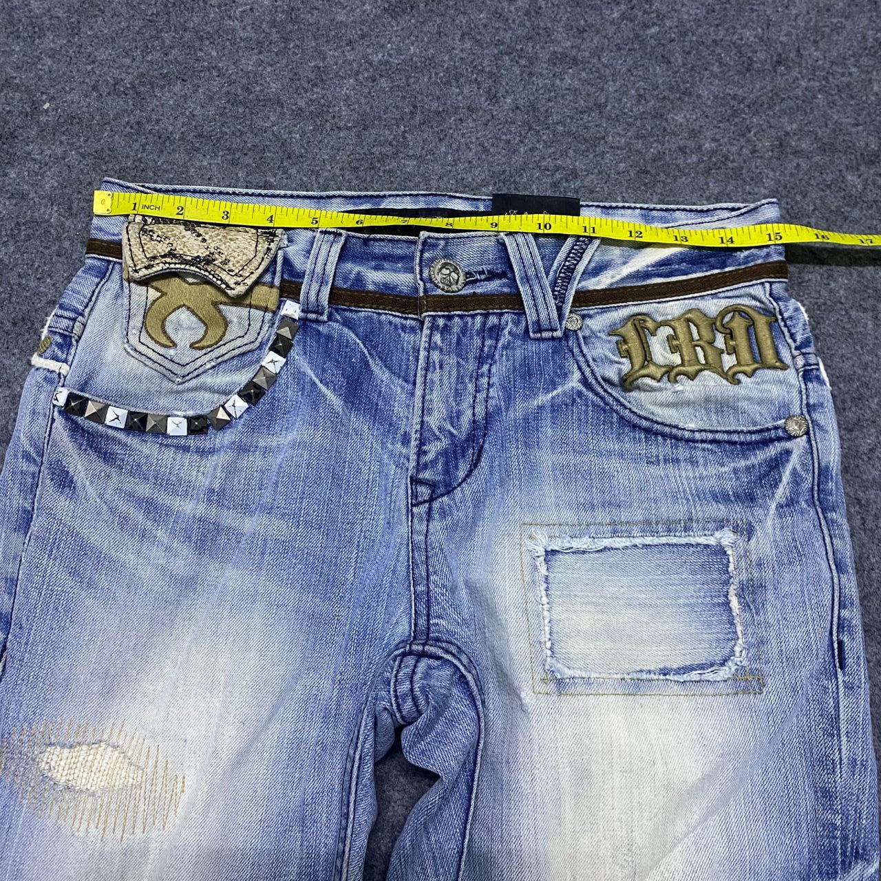 If Six Was Nine 💥Best Offer💥Vintage Red Pepper Punk Distressed Denim Size US 30 / EU 46 - 3 Thumbnail