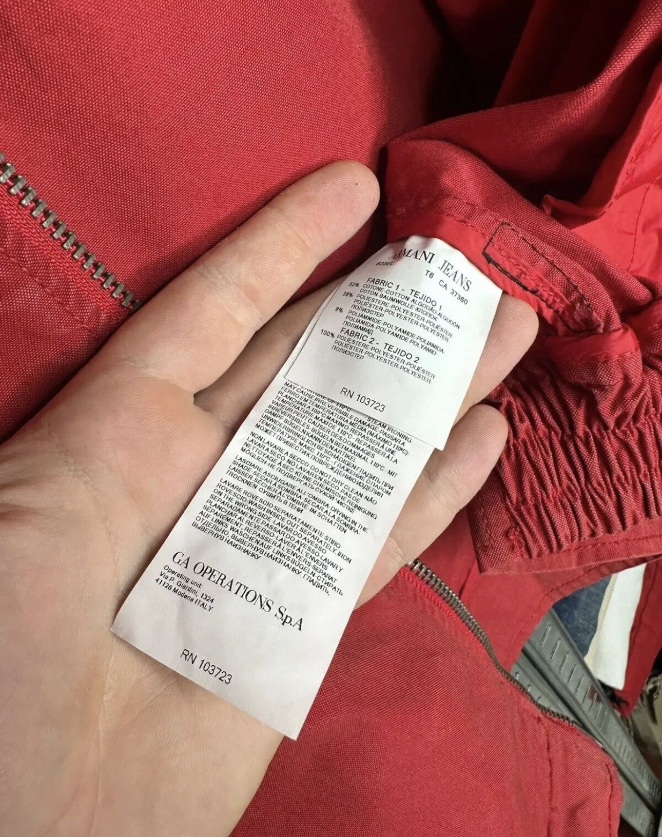 Armani Armani Jeans Military Bomber Jacket Y2K Size US M / EU 48-50 / 2 - 14 Thumbnail