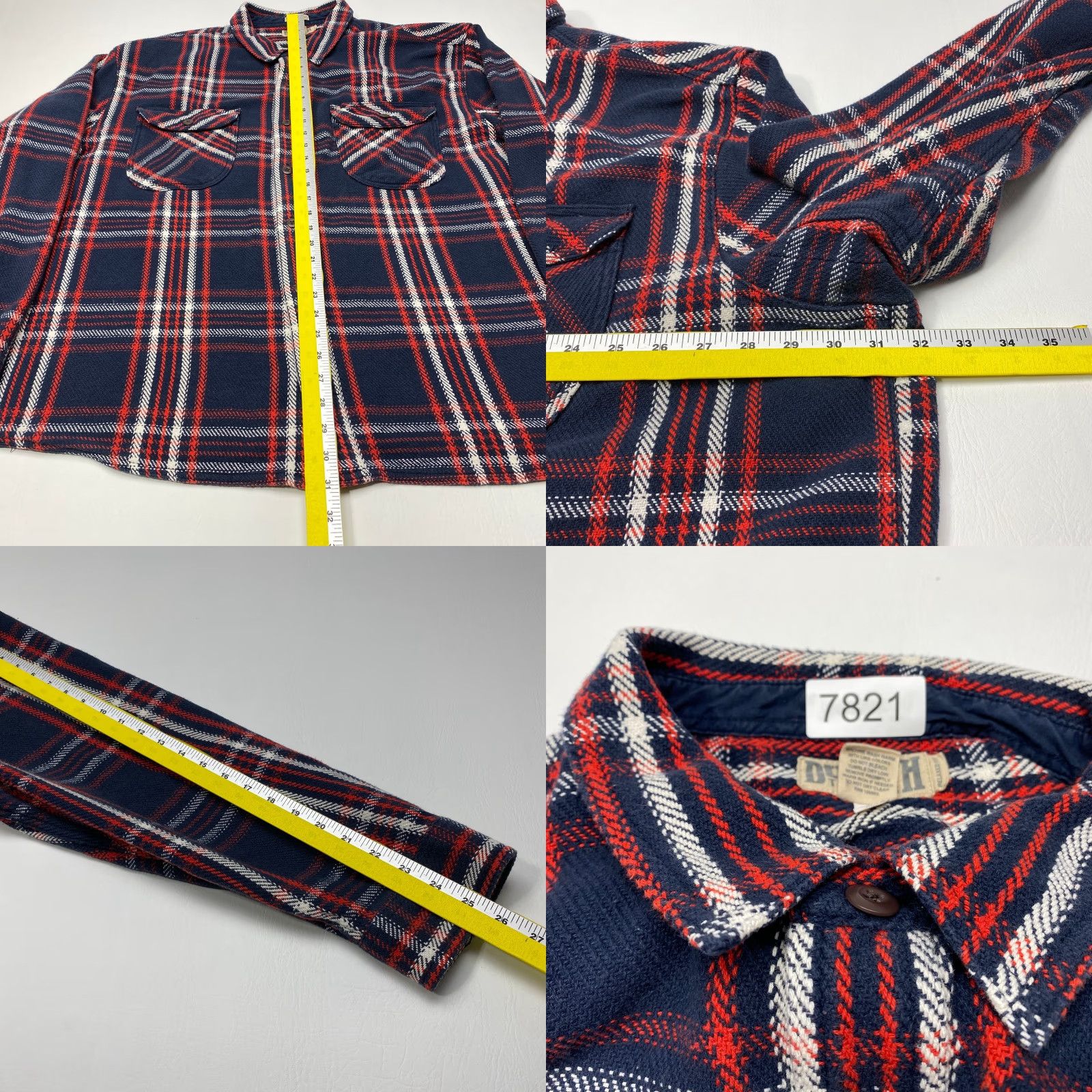 Vintage Duluth Trading Heavy Flannel Shirt Mens 3XL Untucked Relaxed Fit Twill Woodsy Size US XXL / EU 58 / 5 - 8 Thumbnail